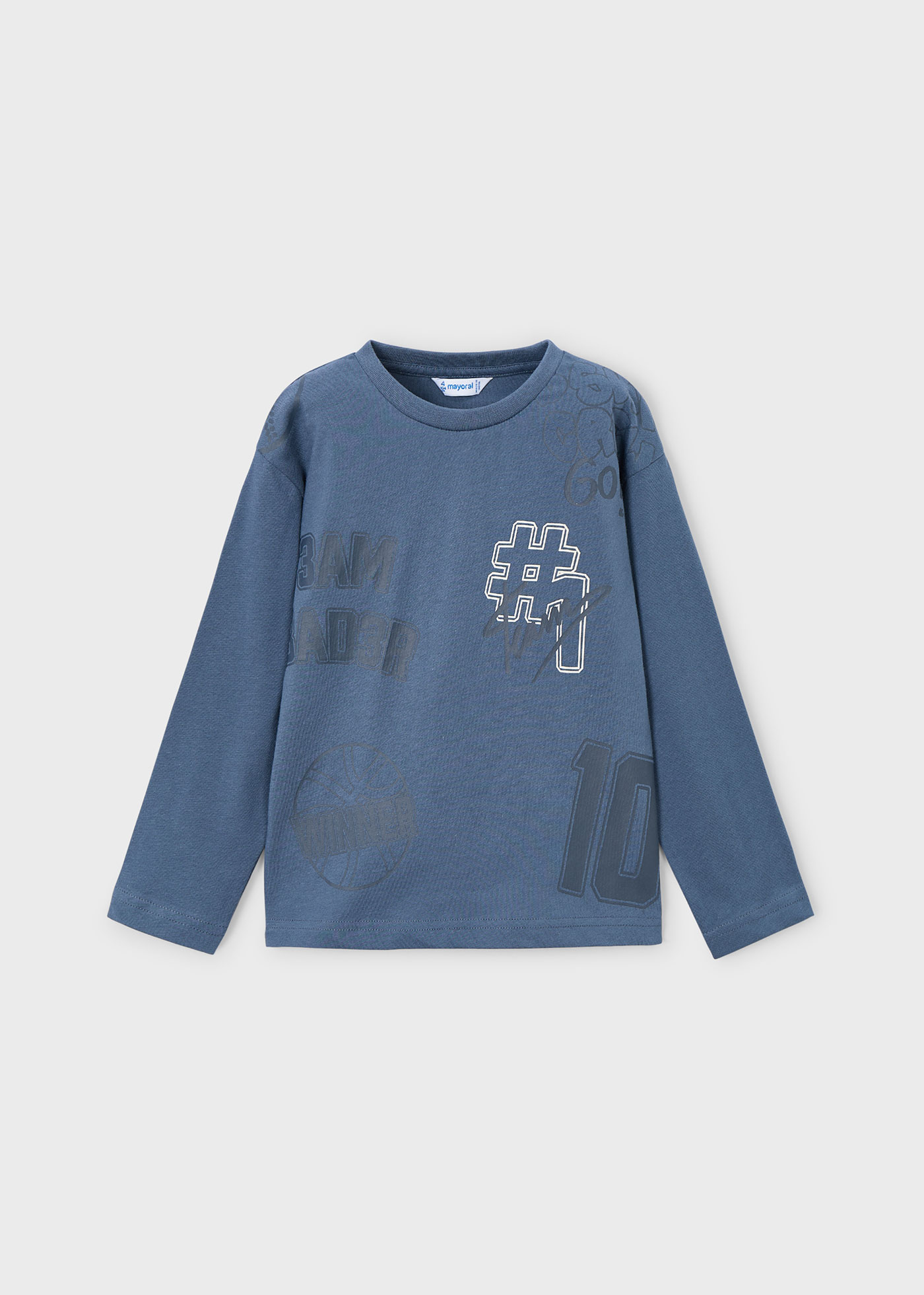 Girls long sleeved print shirt