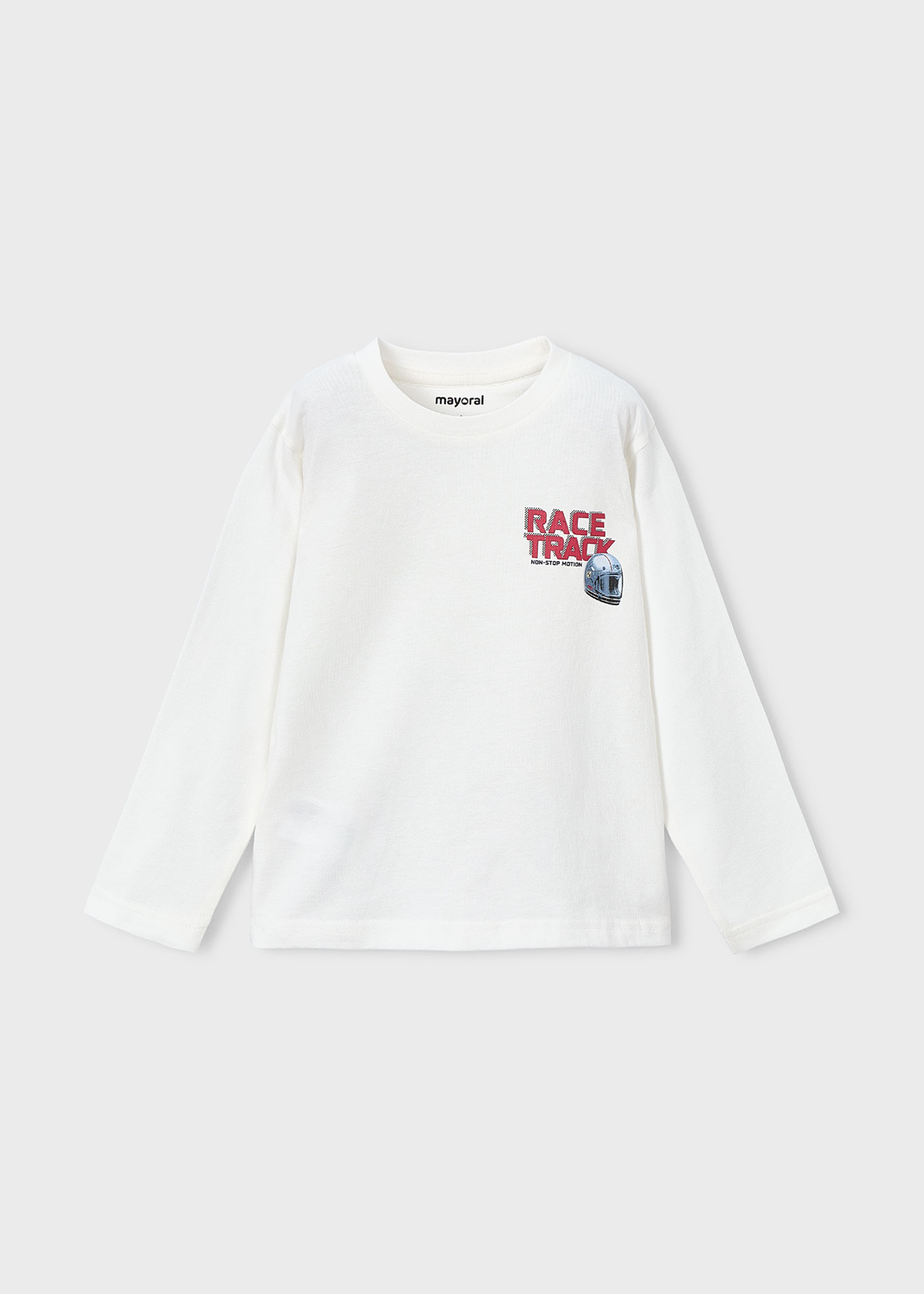 Boys helmet motif t-shirt