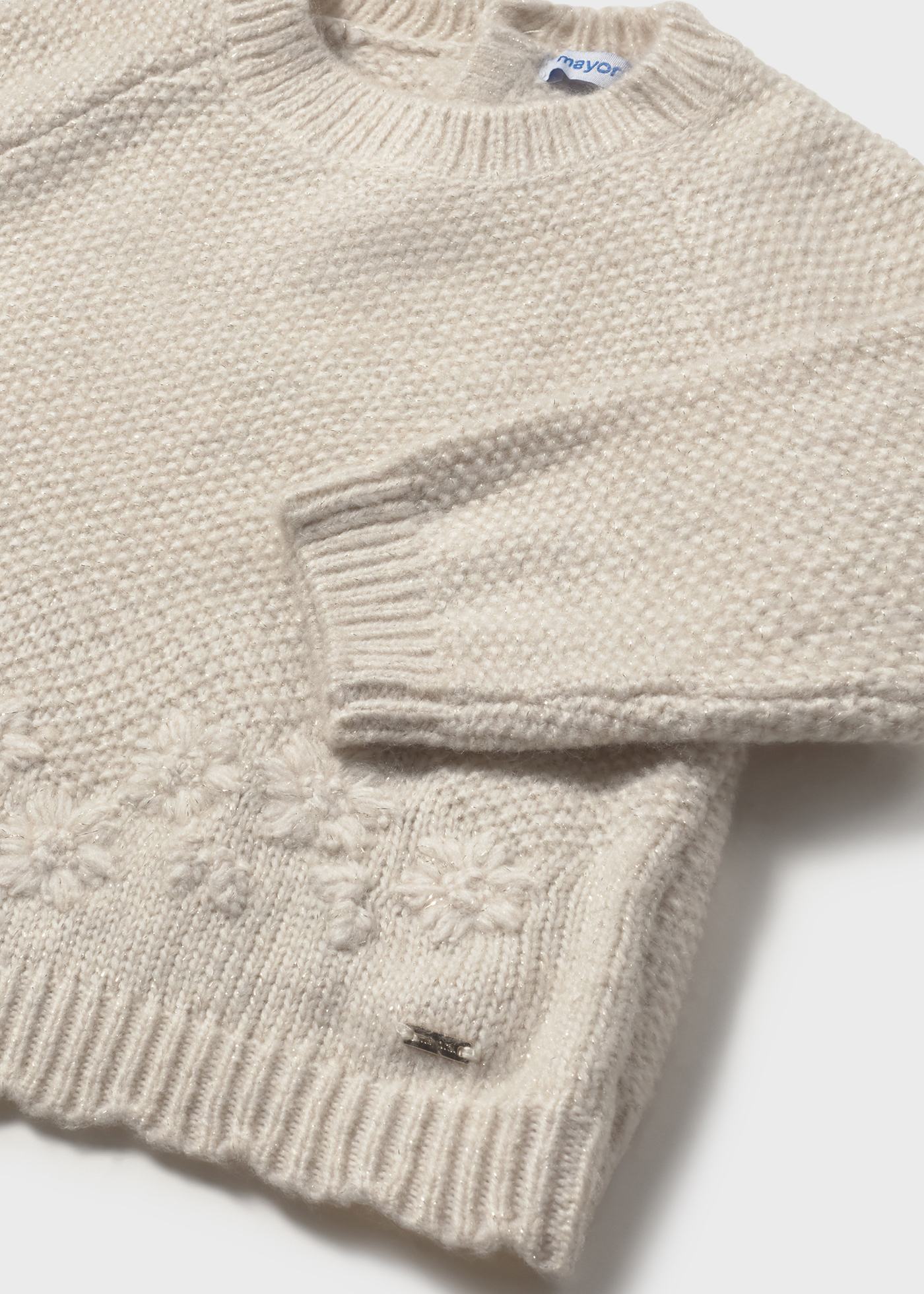 Pullover Blumenstickerei Baby