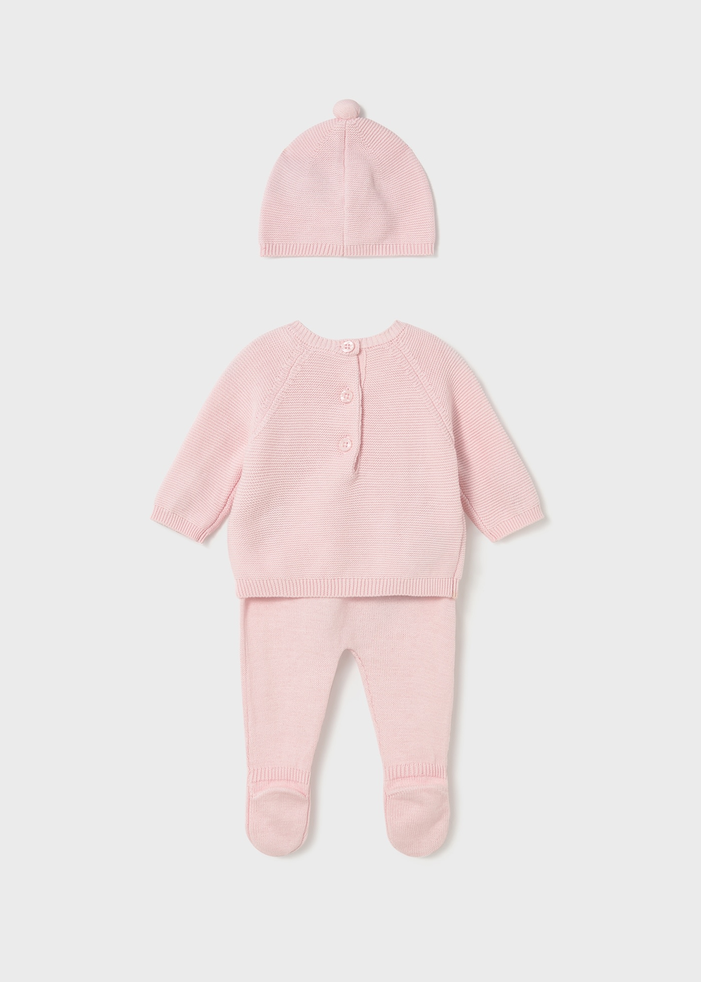 Newborn 3 piece footed trouser set