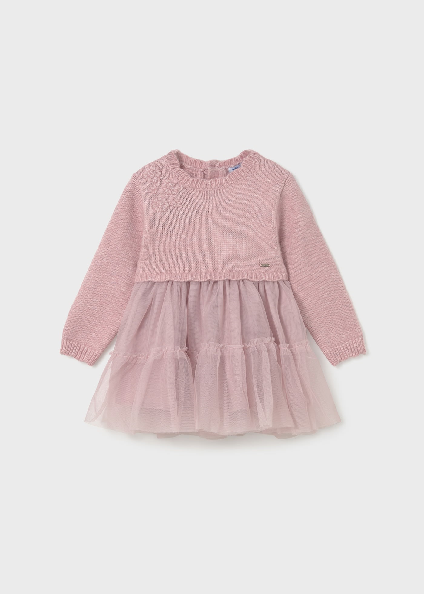 Robe combinée tricot bébé