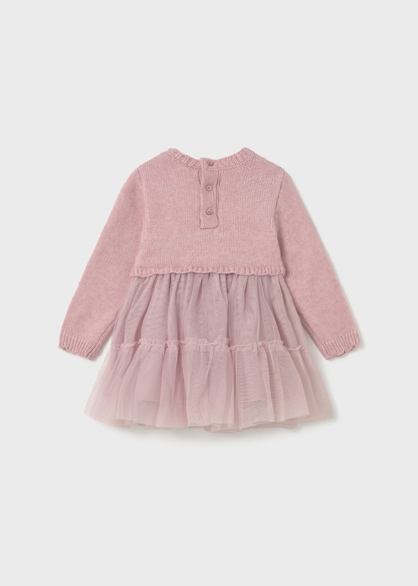 Robe combinée tricot bébé