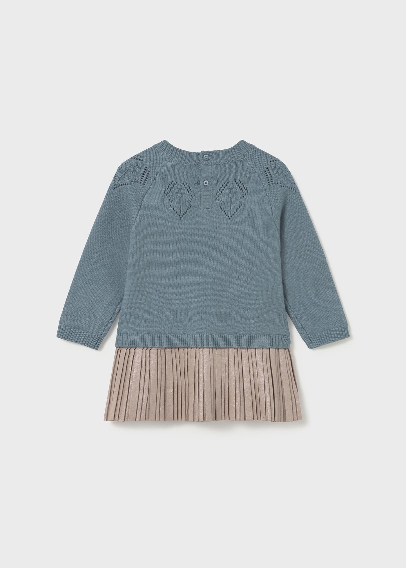 Robe combinée tricot bébé