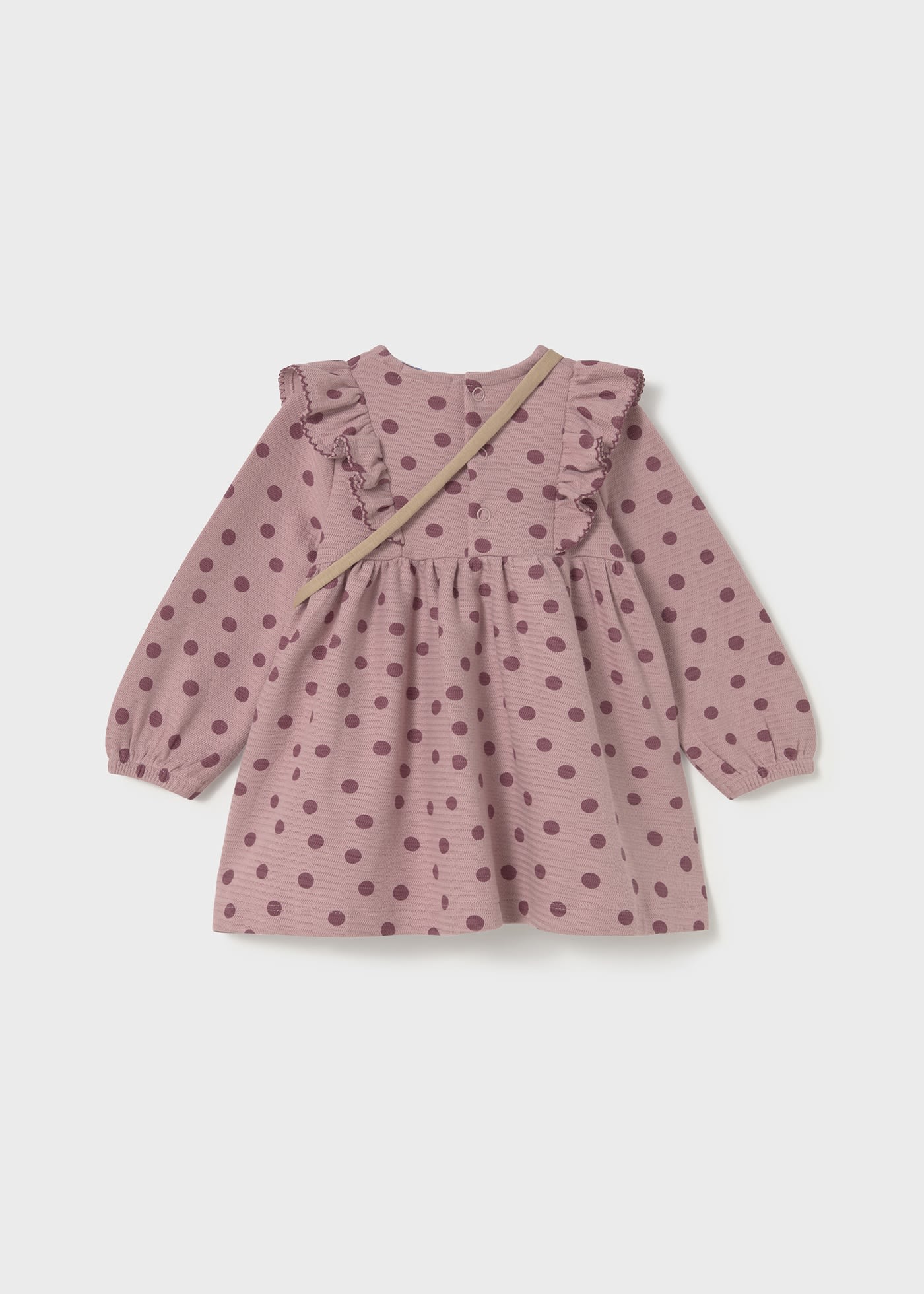 Robe imprimée avec sac bandoulière bébé