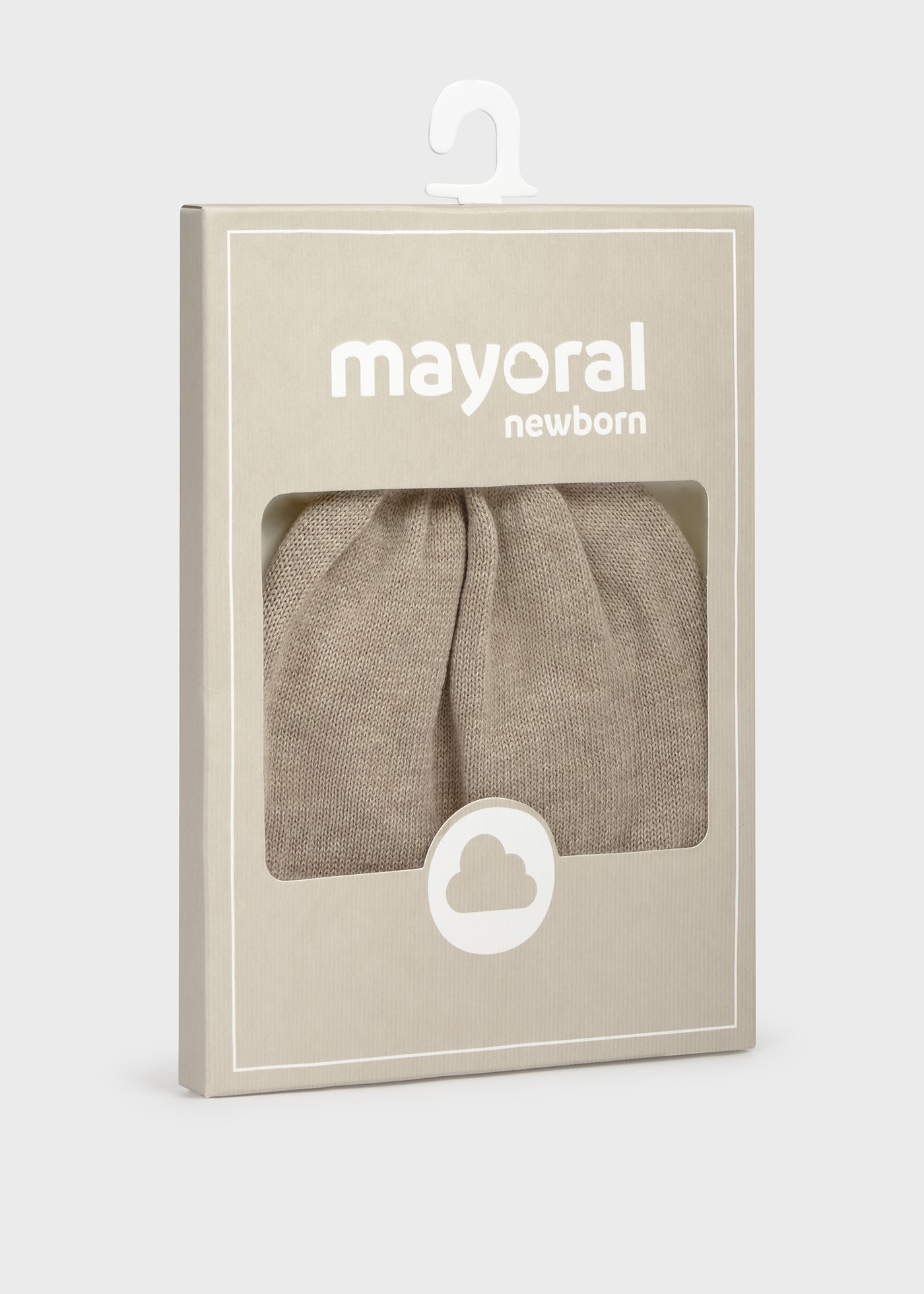 Czapka trykotowa dla noworodka