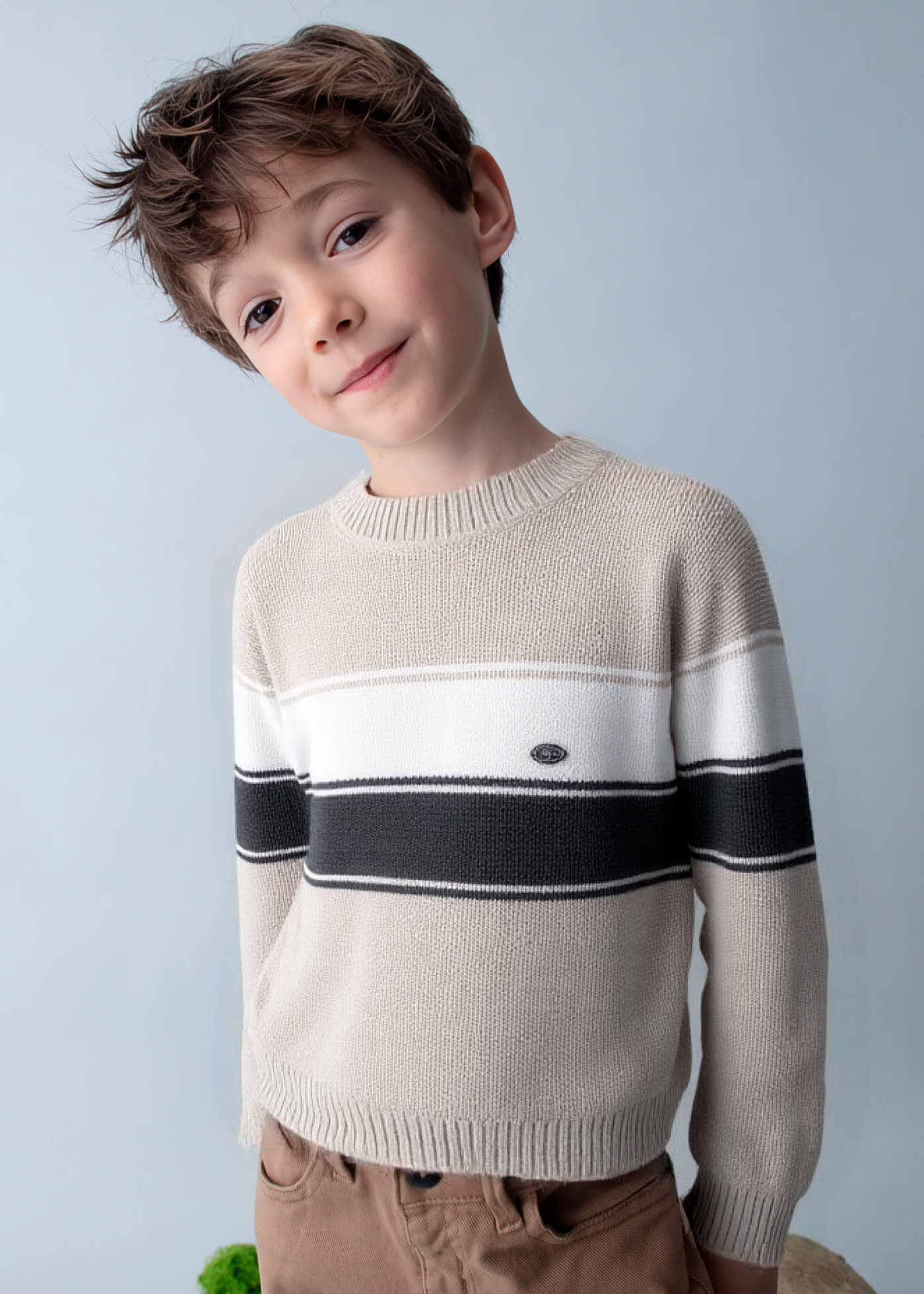 Boys striped jumper