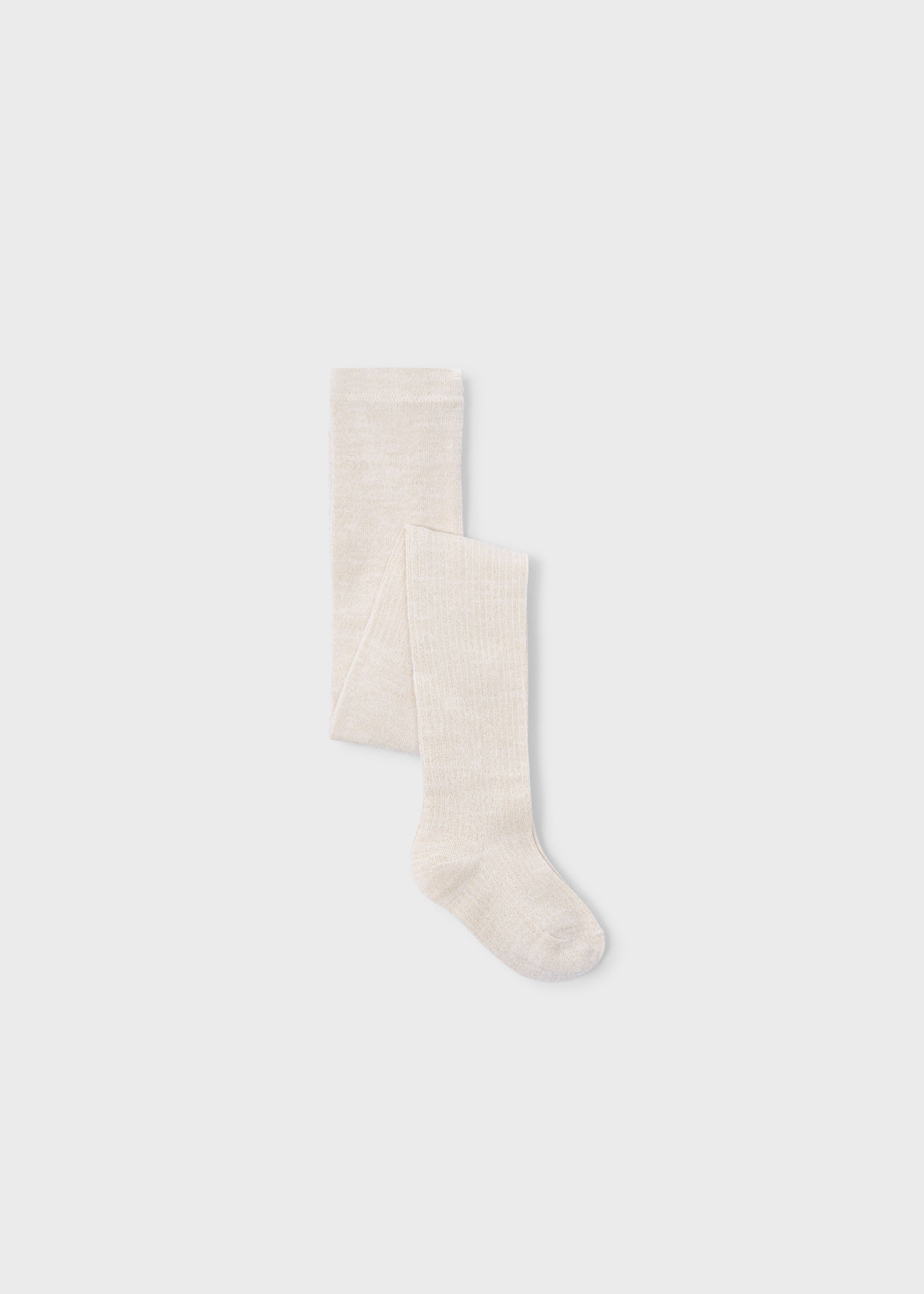 Calzamaglia lurex canalé bambina