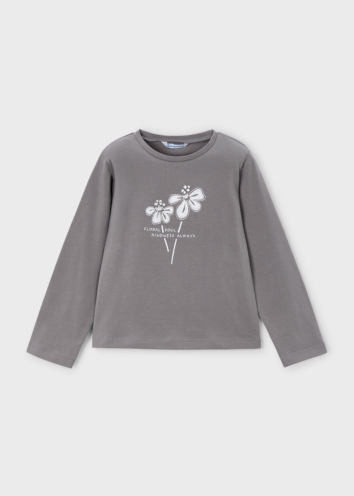 Shirt basic Blume Mädchen