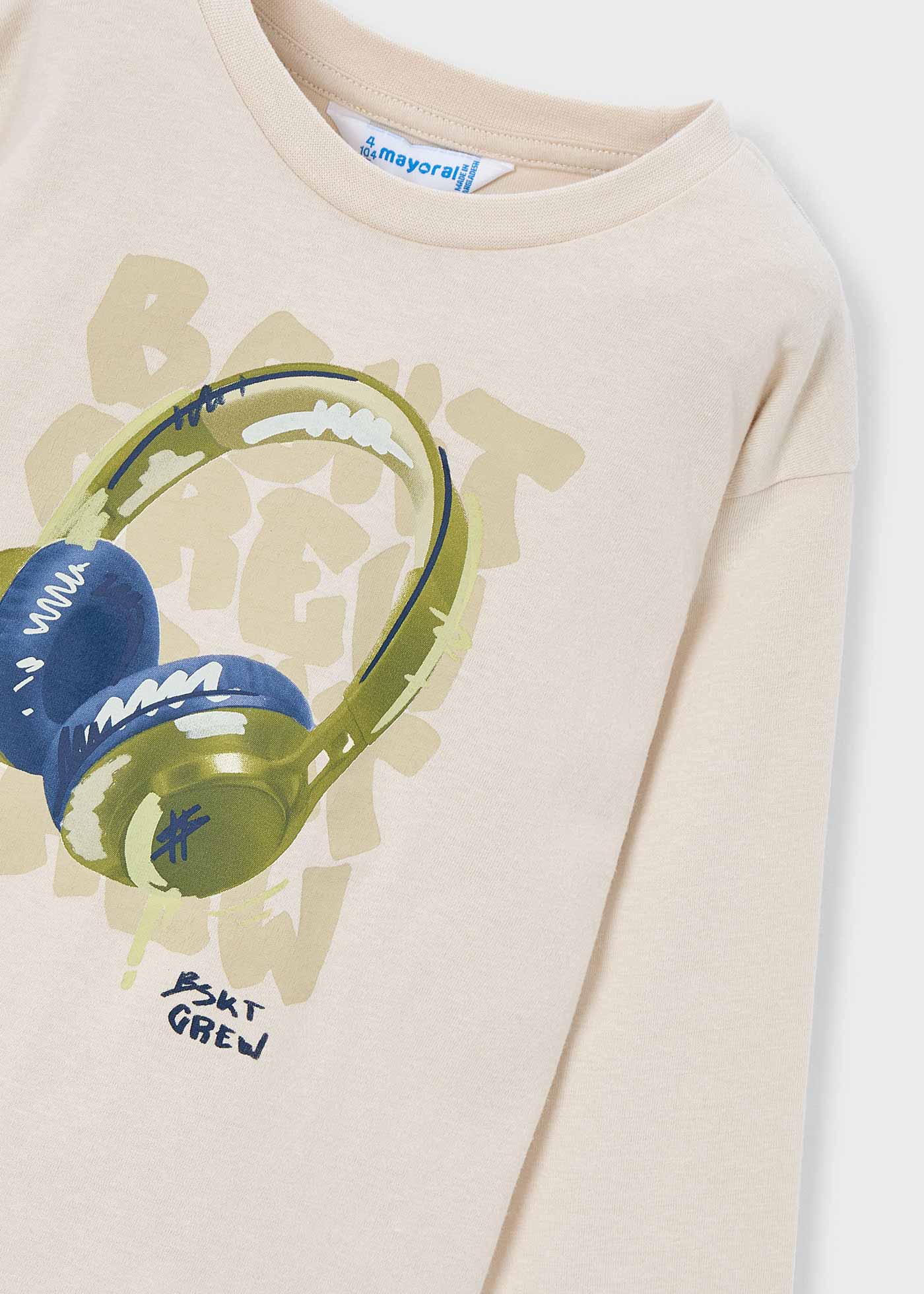 Shirt Kopfhörer Jungen