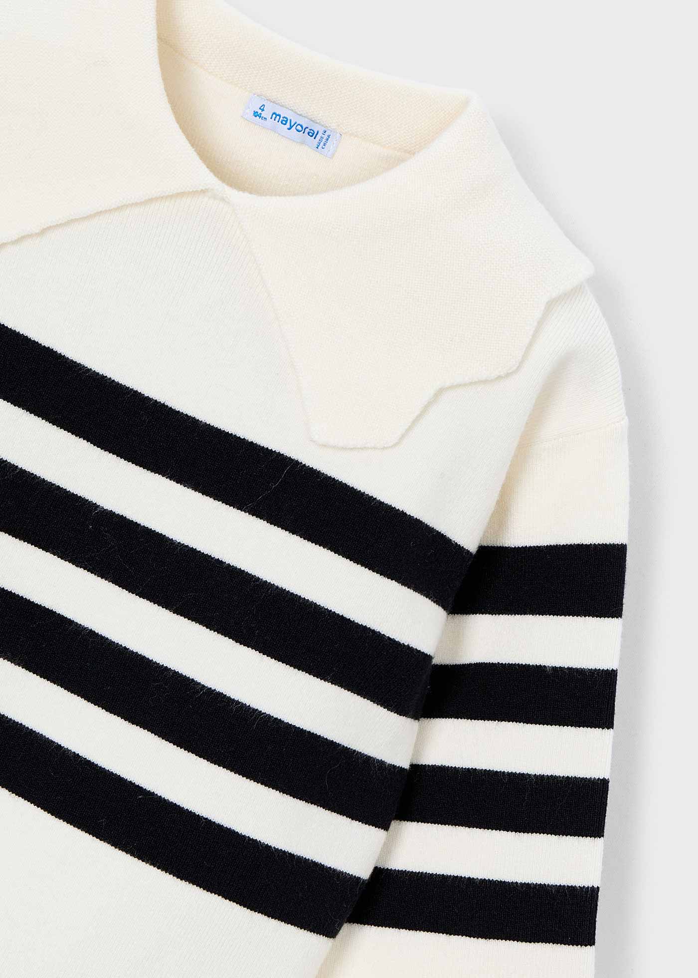 Pull rayé fille