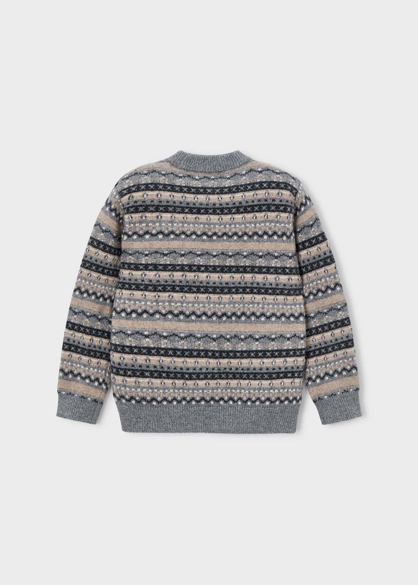 Boy Jacquard Knit Sweater