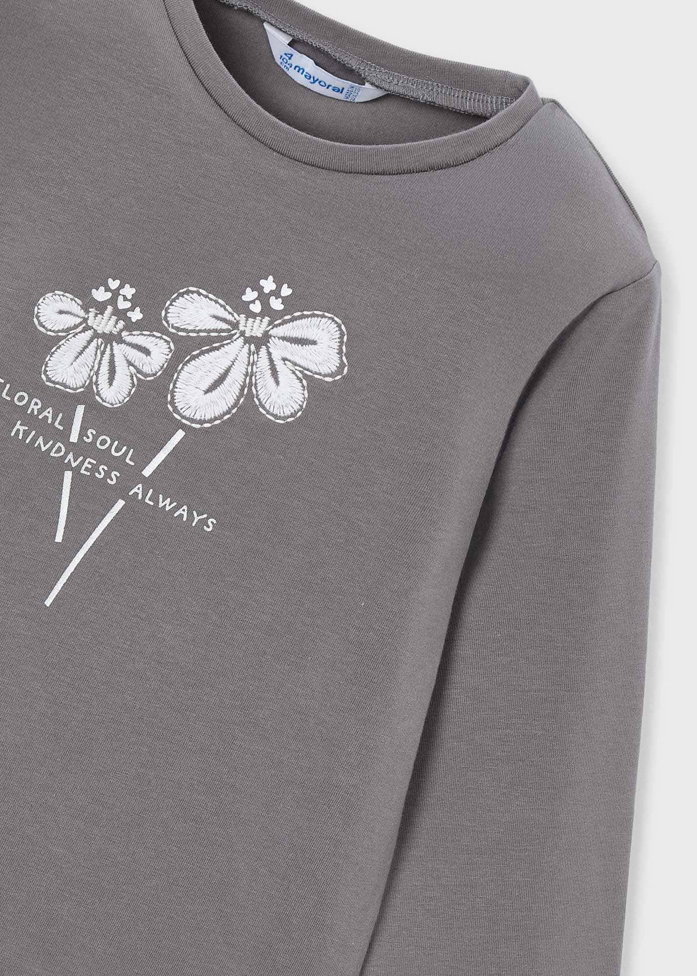 Girl Basic Flower T-Shirt