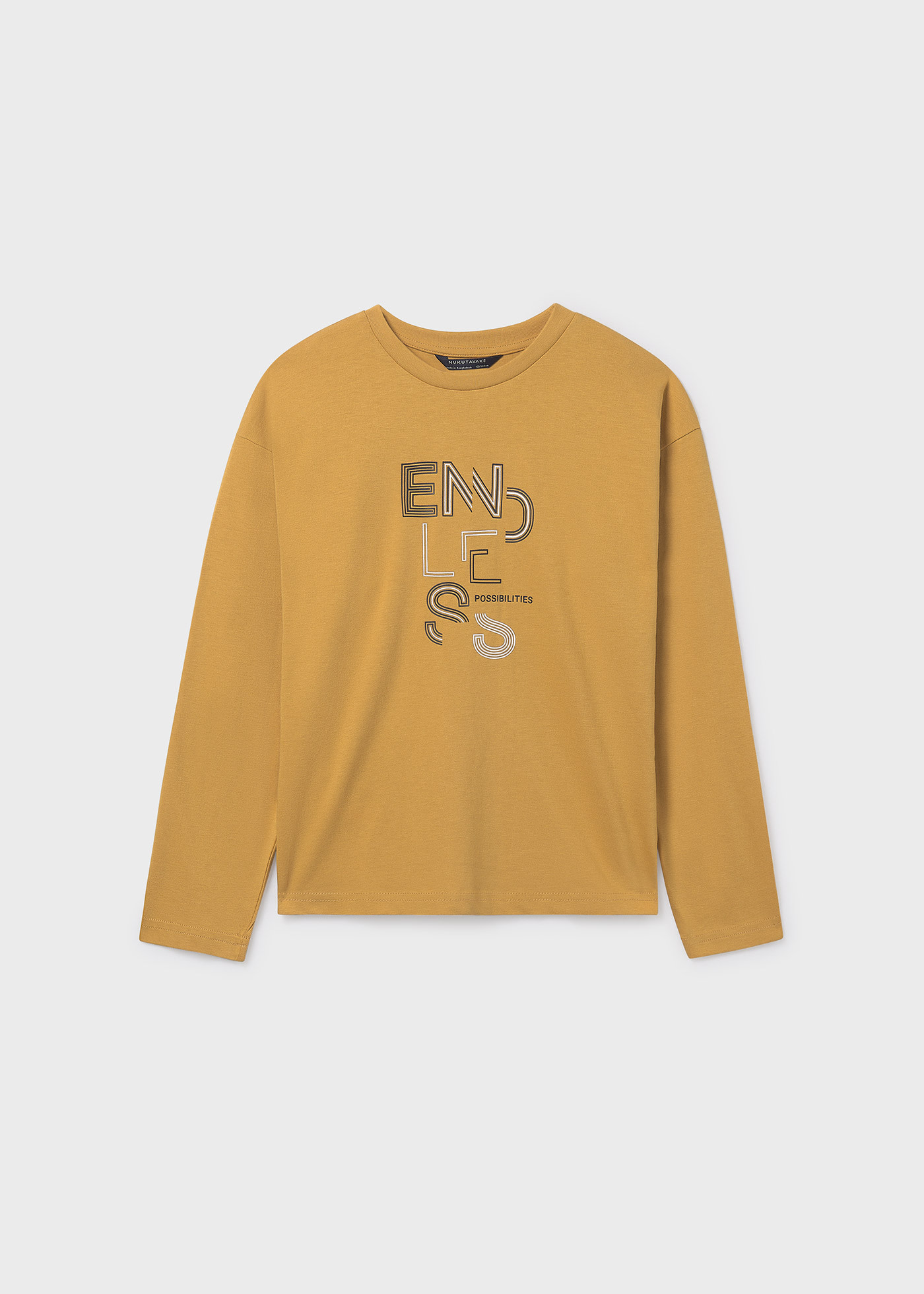 Camiseta texto básica chico