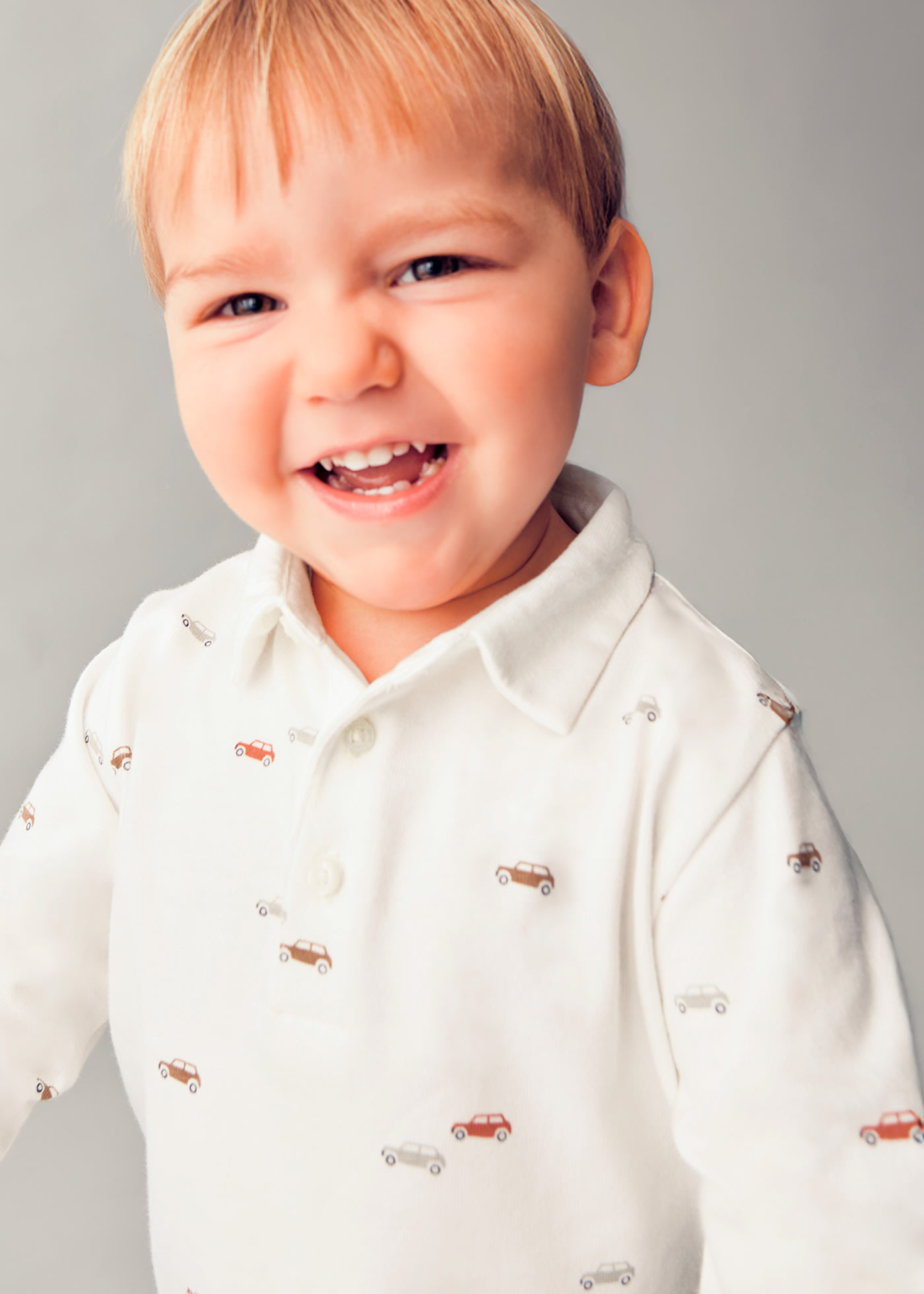 Baby print polo shirt