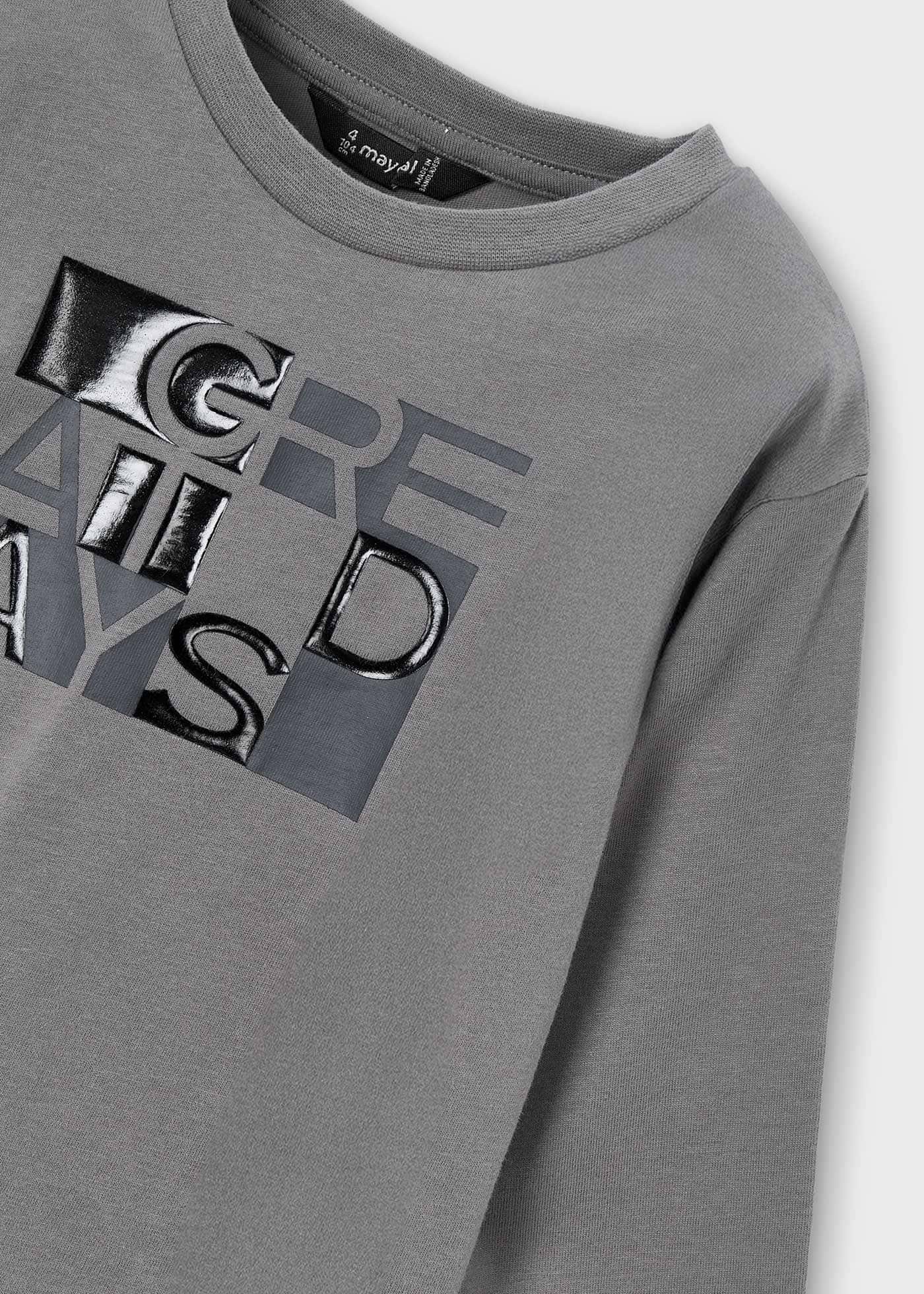Camiseta letras niño