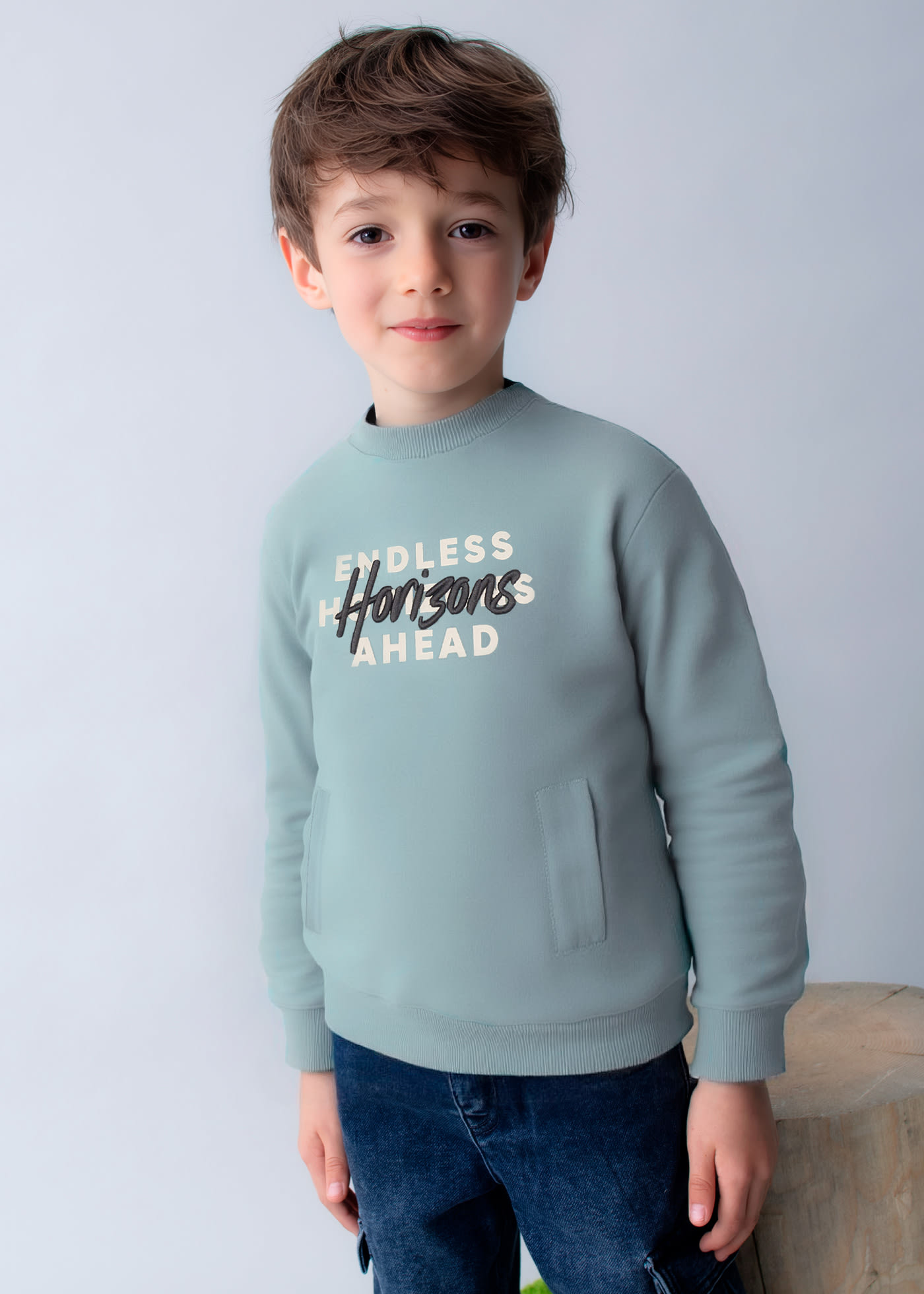 Dziecięca bluza z haftem unisex