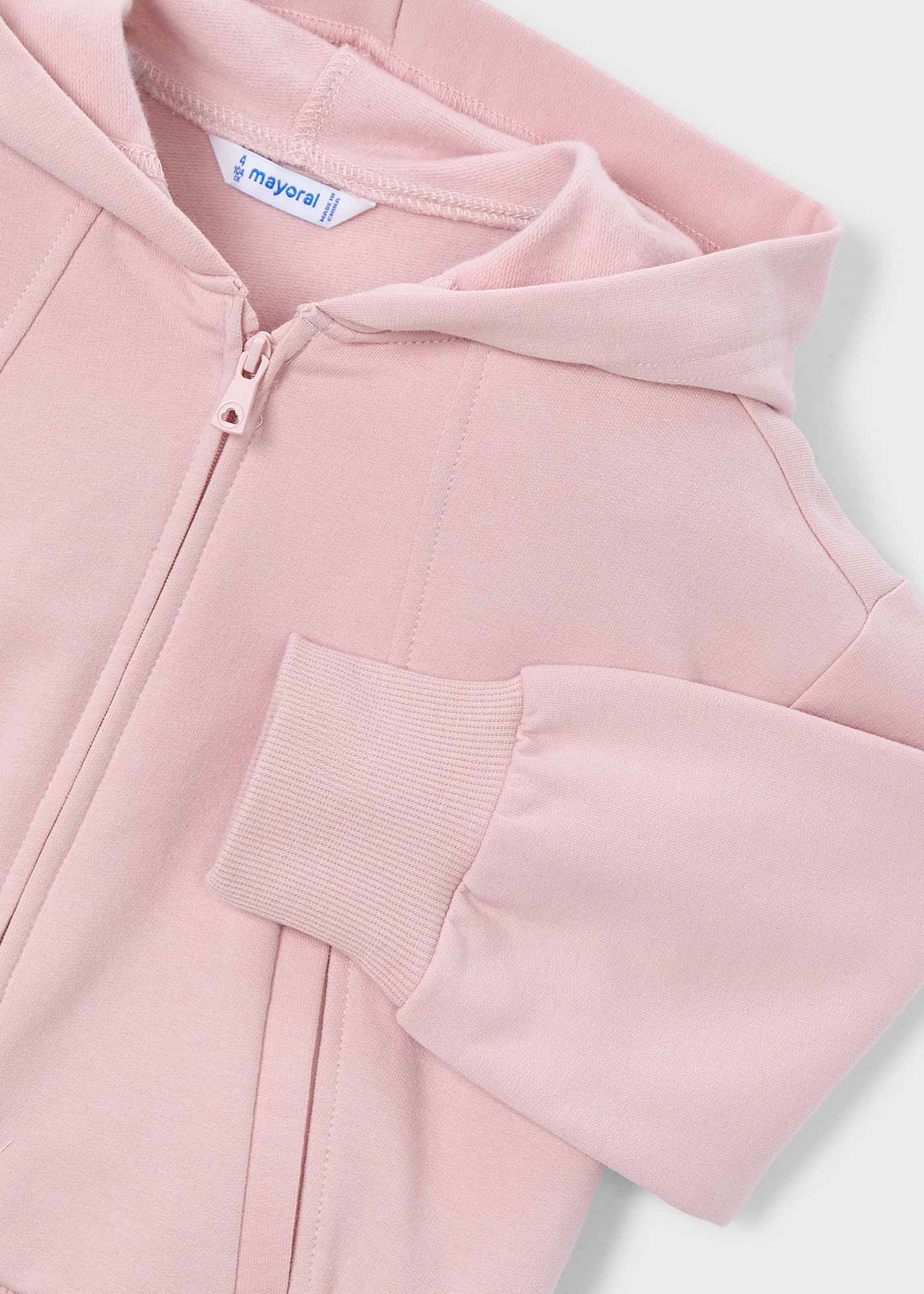 Sudadera cremallera niña