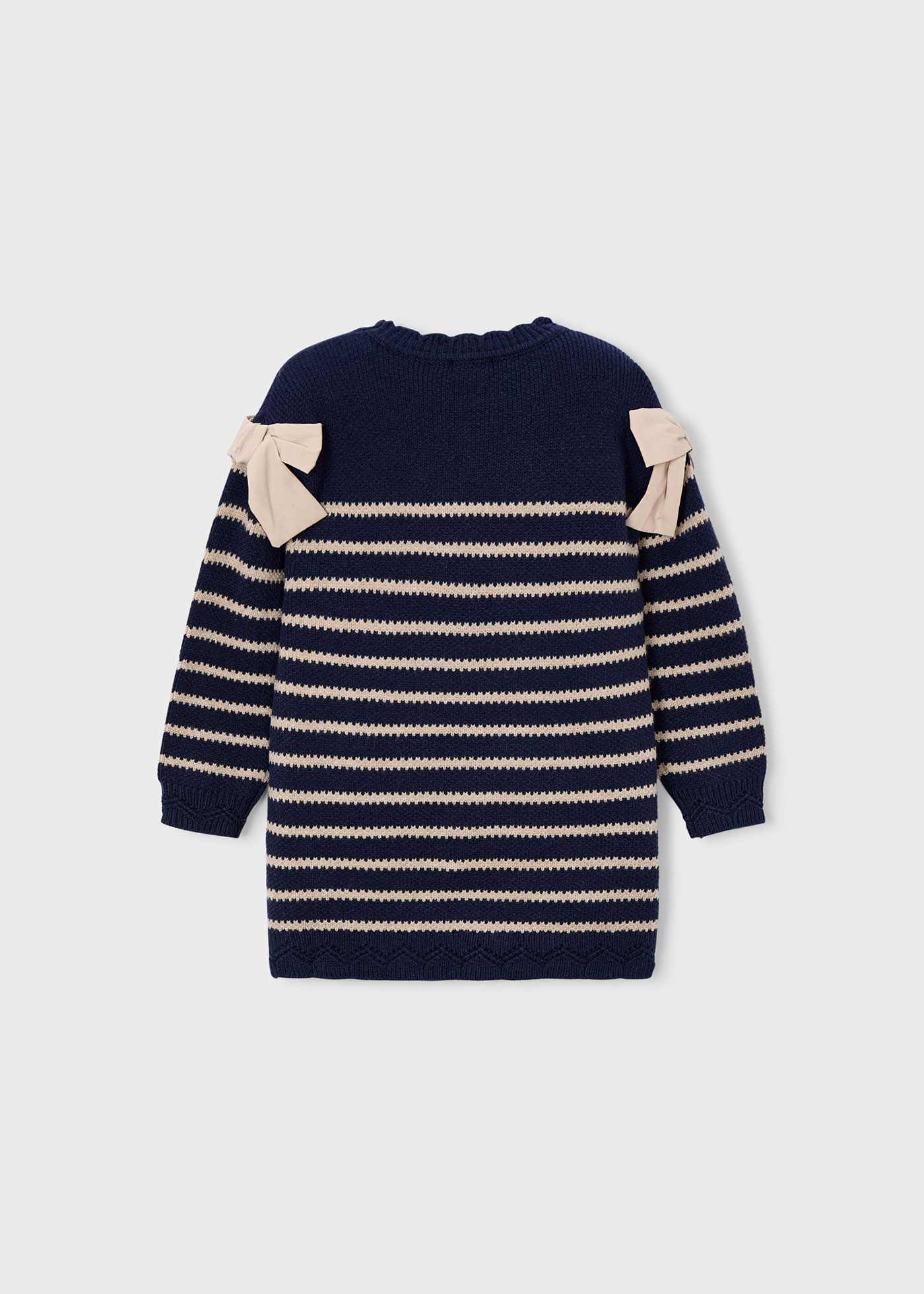 Girls striped bow dress