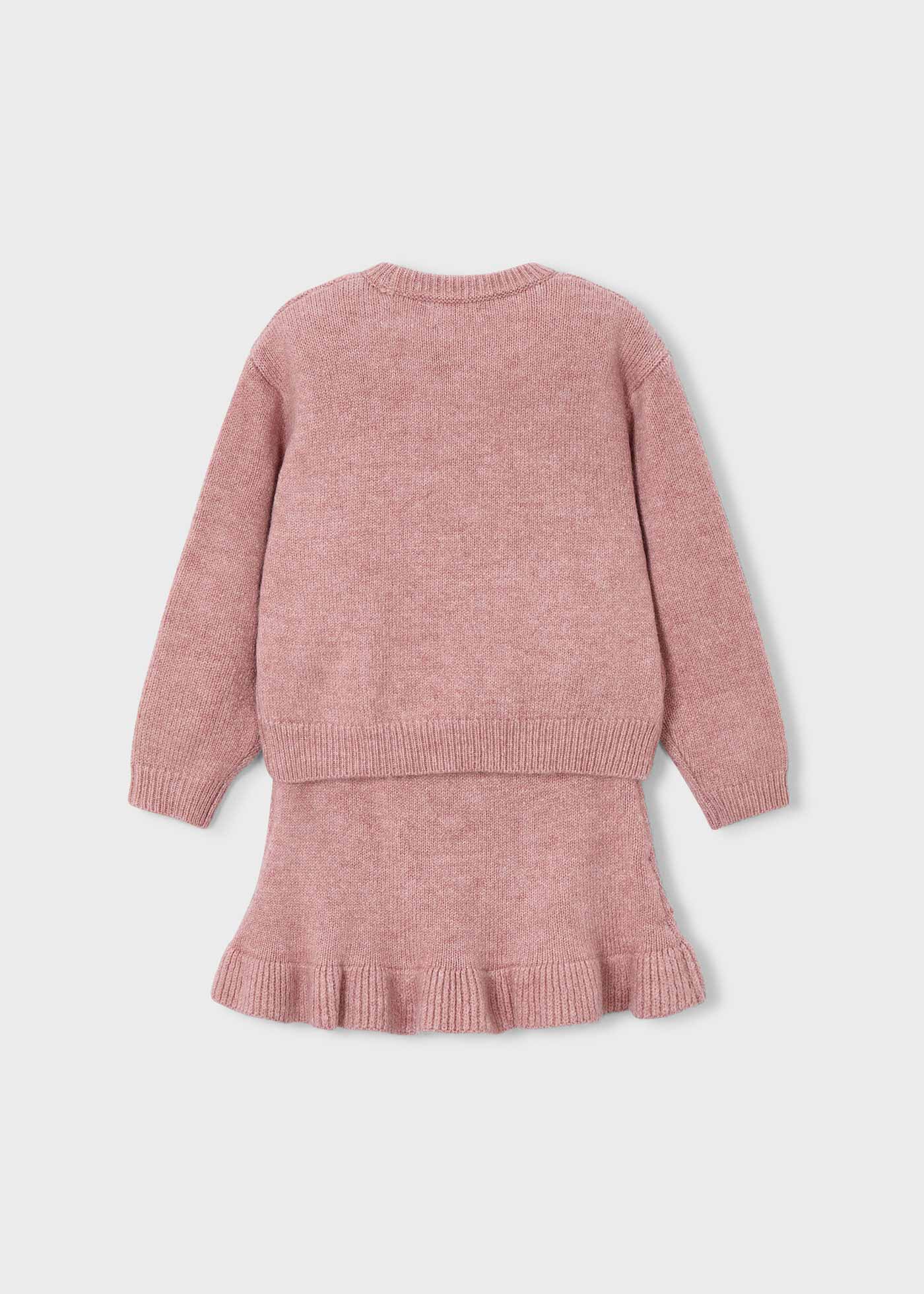 Conjunto falda y jersey ochos niña