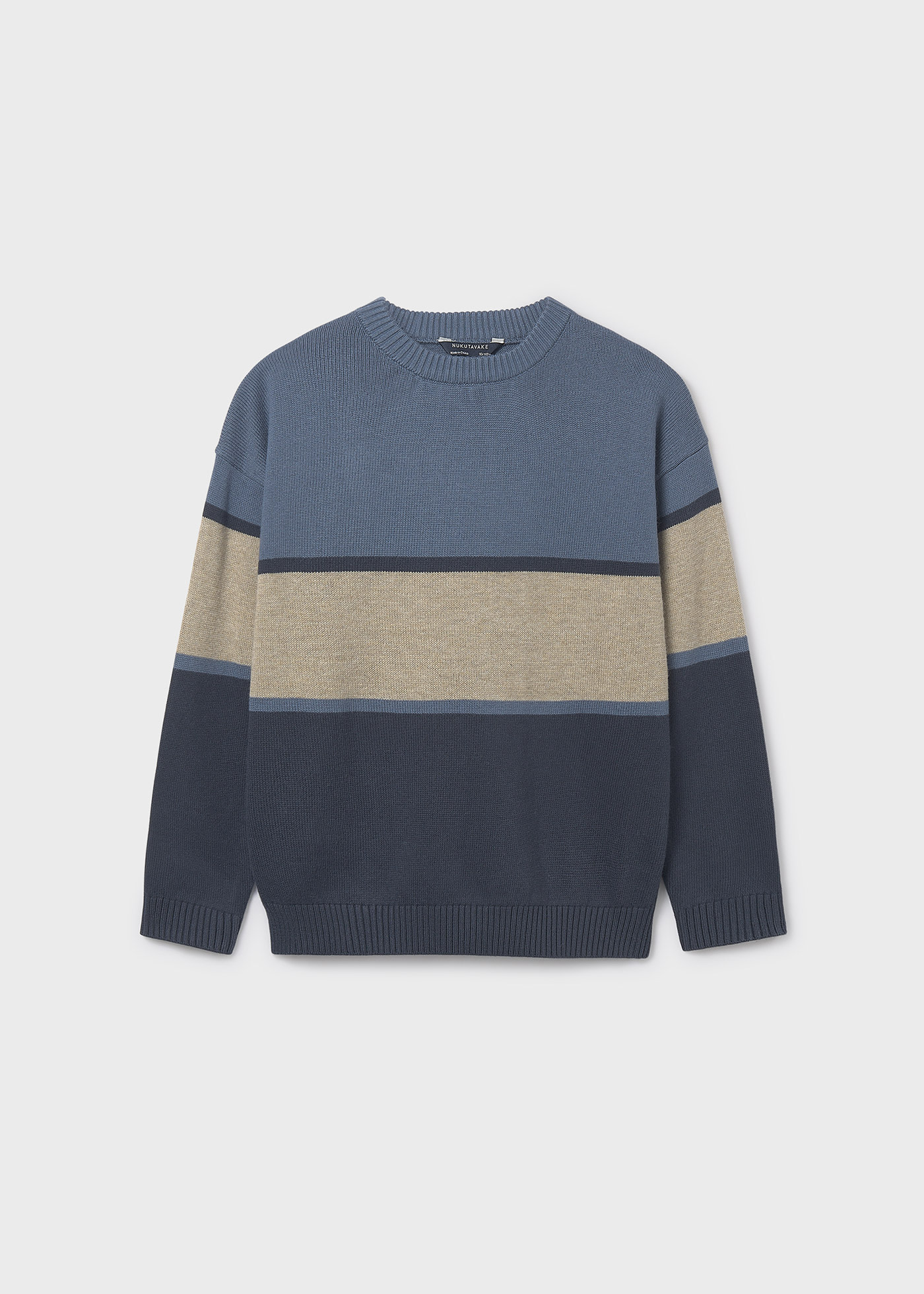 Boy Color Block Knit Sweater