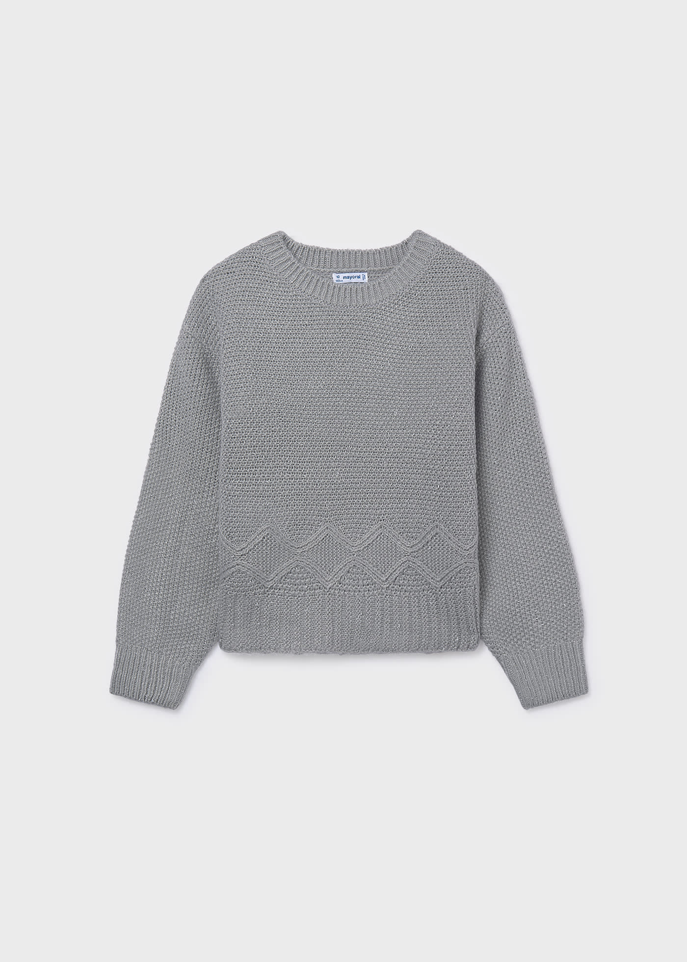 Pullover Metallicfäden Mädchen