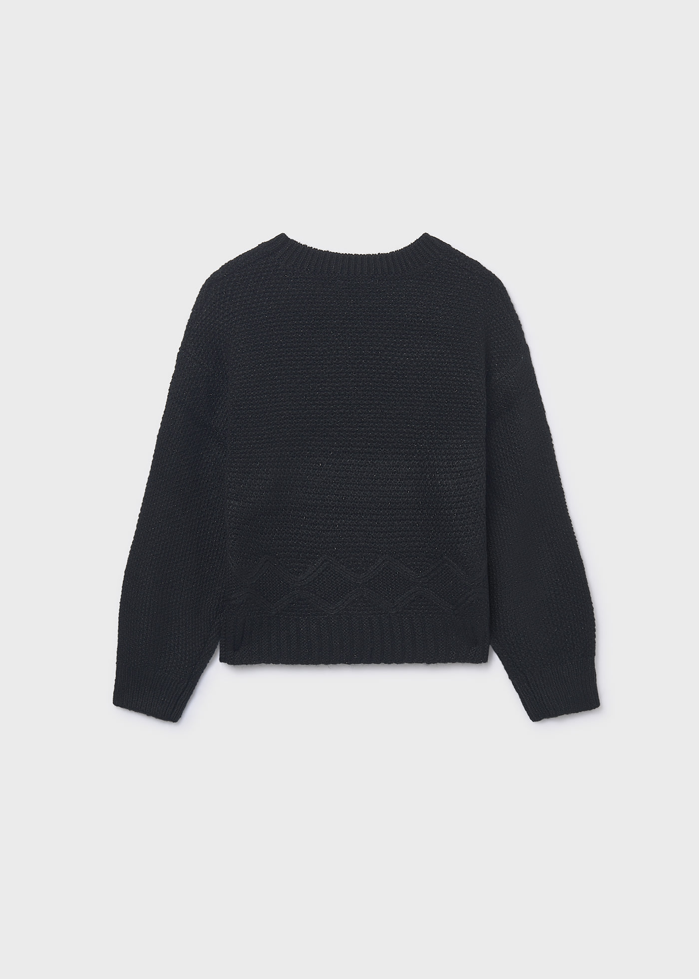 Girls metallic yarn jumper