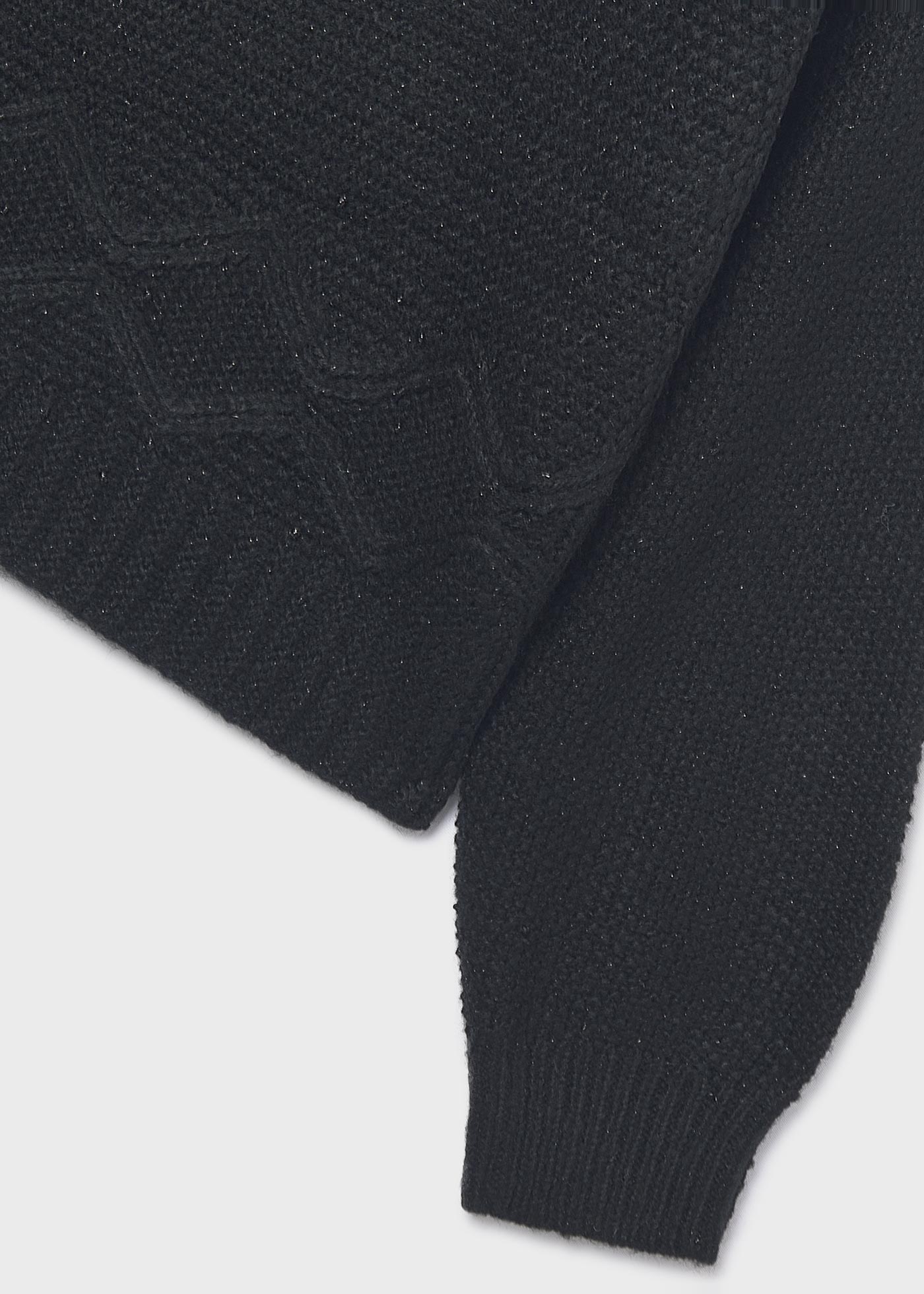 Pulover efect metalizat fata Pulover efect metalizat fata