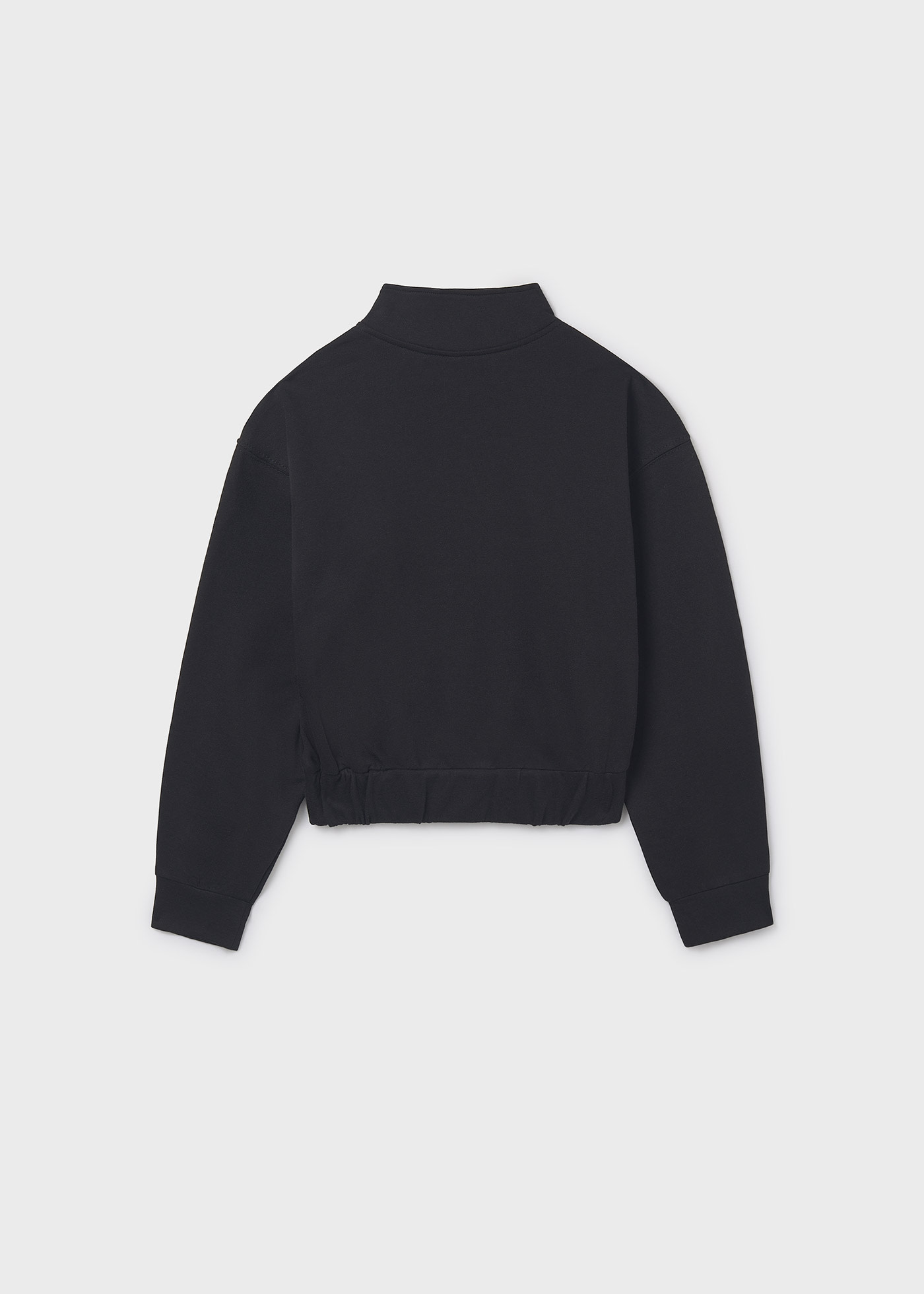 Girls embossed letter jumper