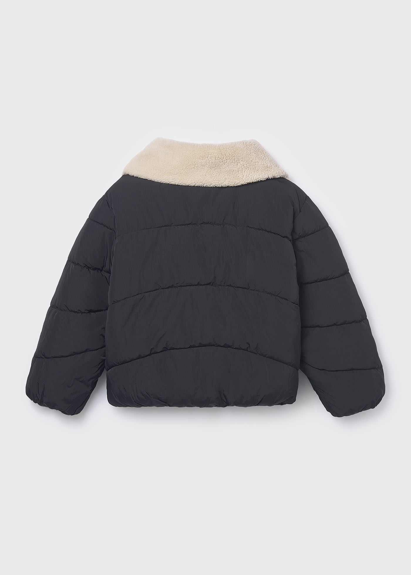 Winterjacke Kragen Lammfellimitat Teenager Mädchen