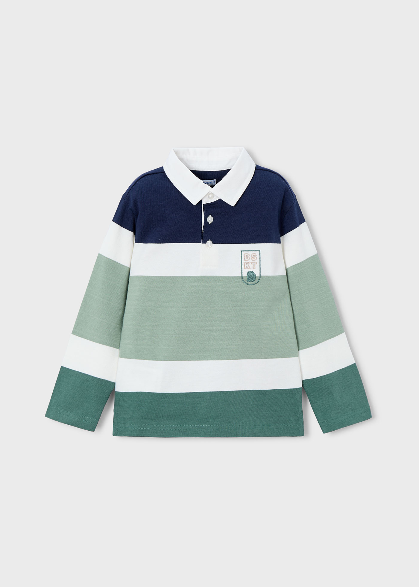 Boy striped polo shirt