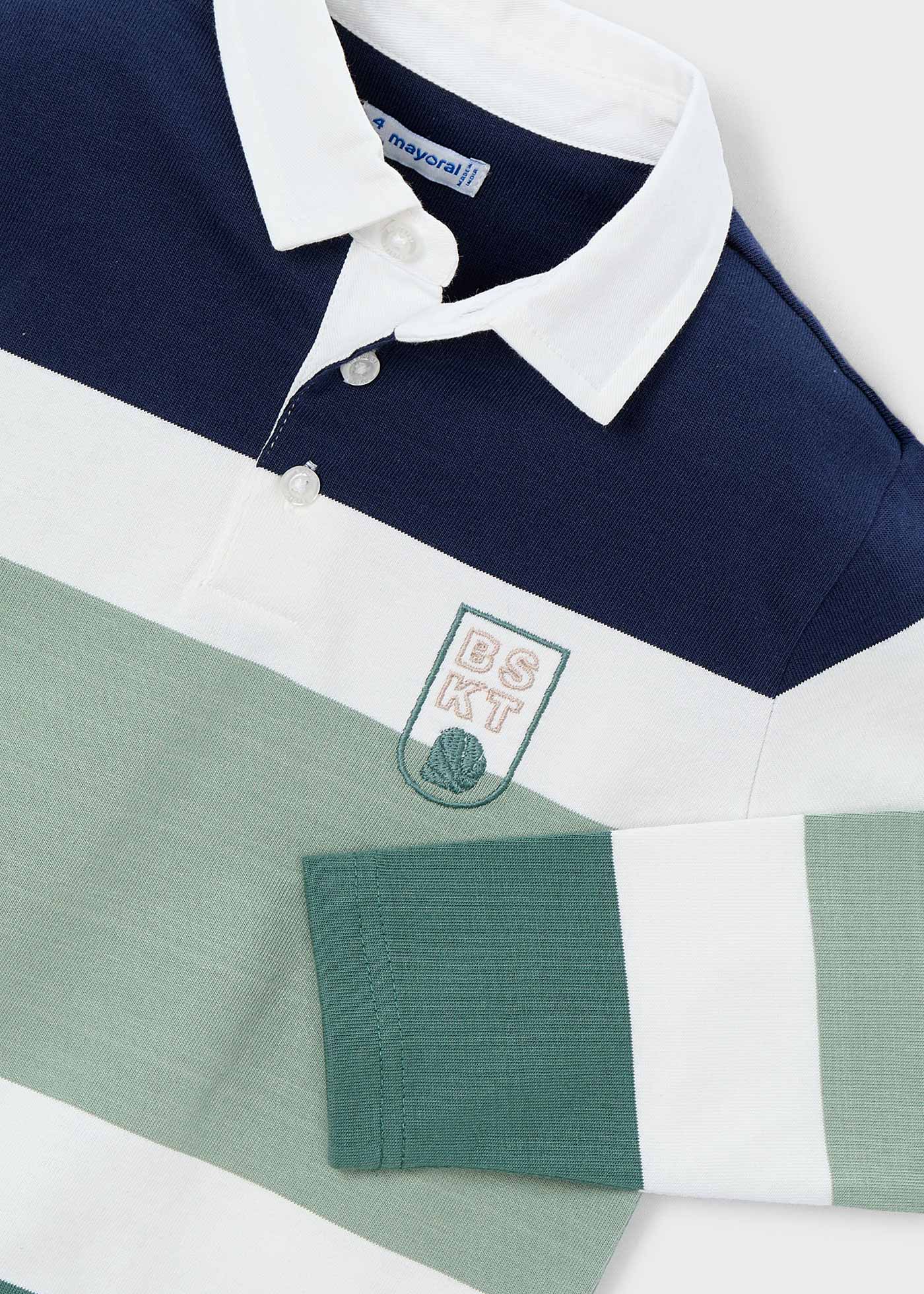Boy striped polo shirt