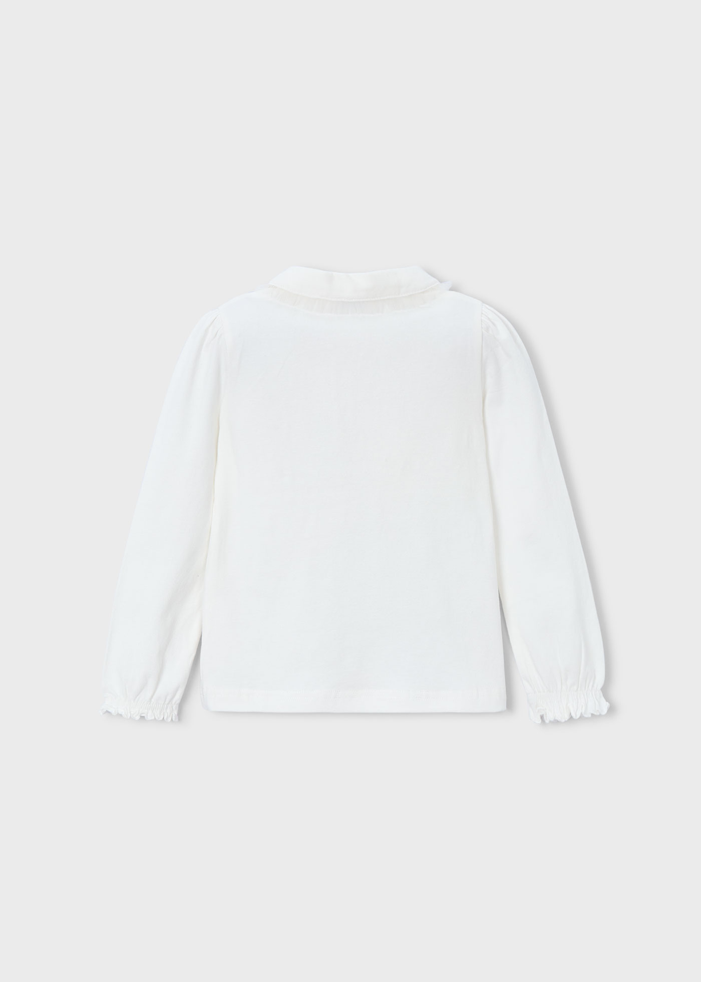 Поло тениска с бебешка яка момиче