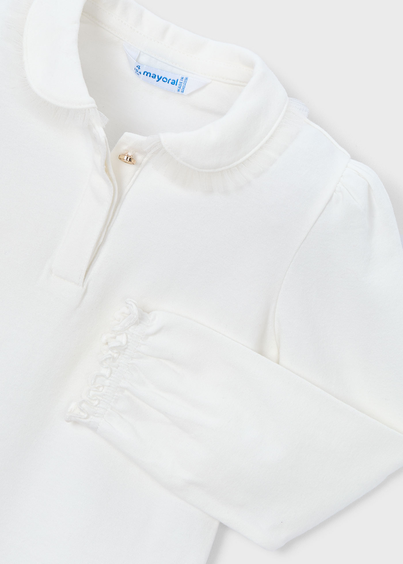 Polo cuello bebé niña