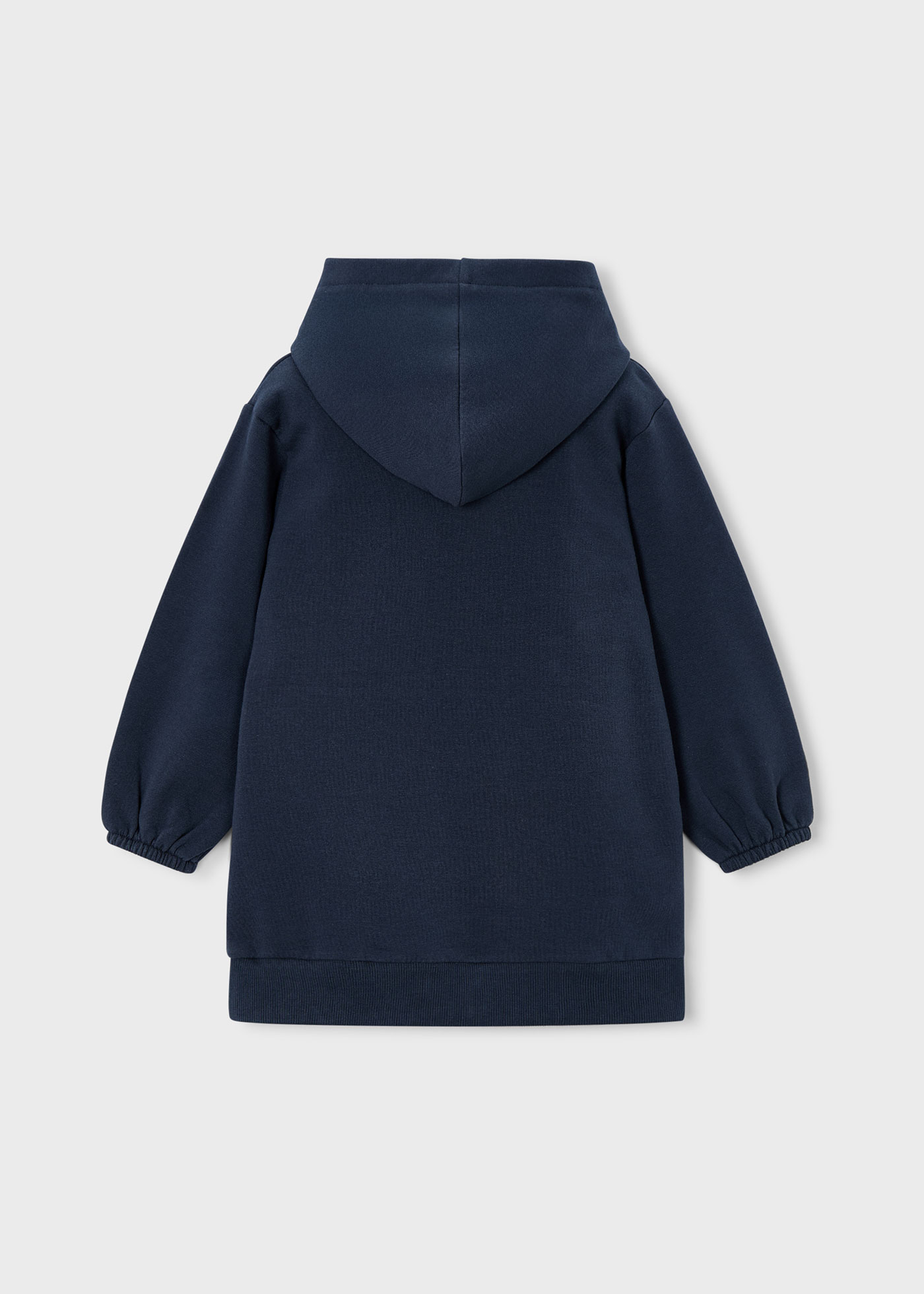 Vestito felpa cappuccio bambina