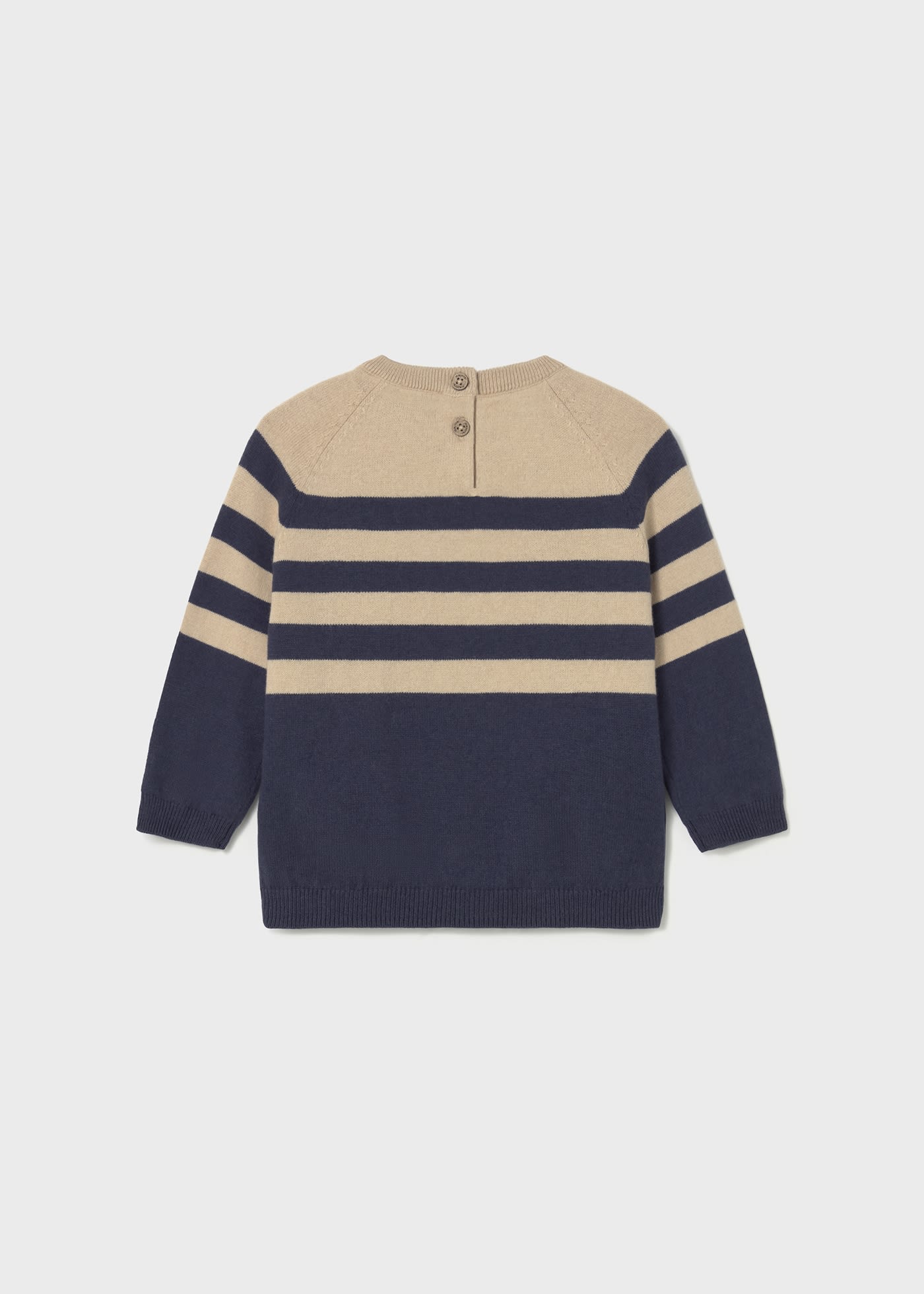Baby block striped jumper