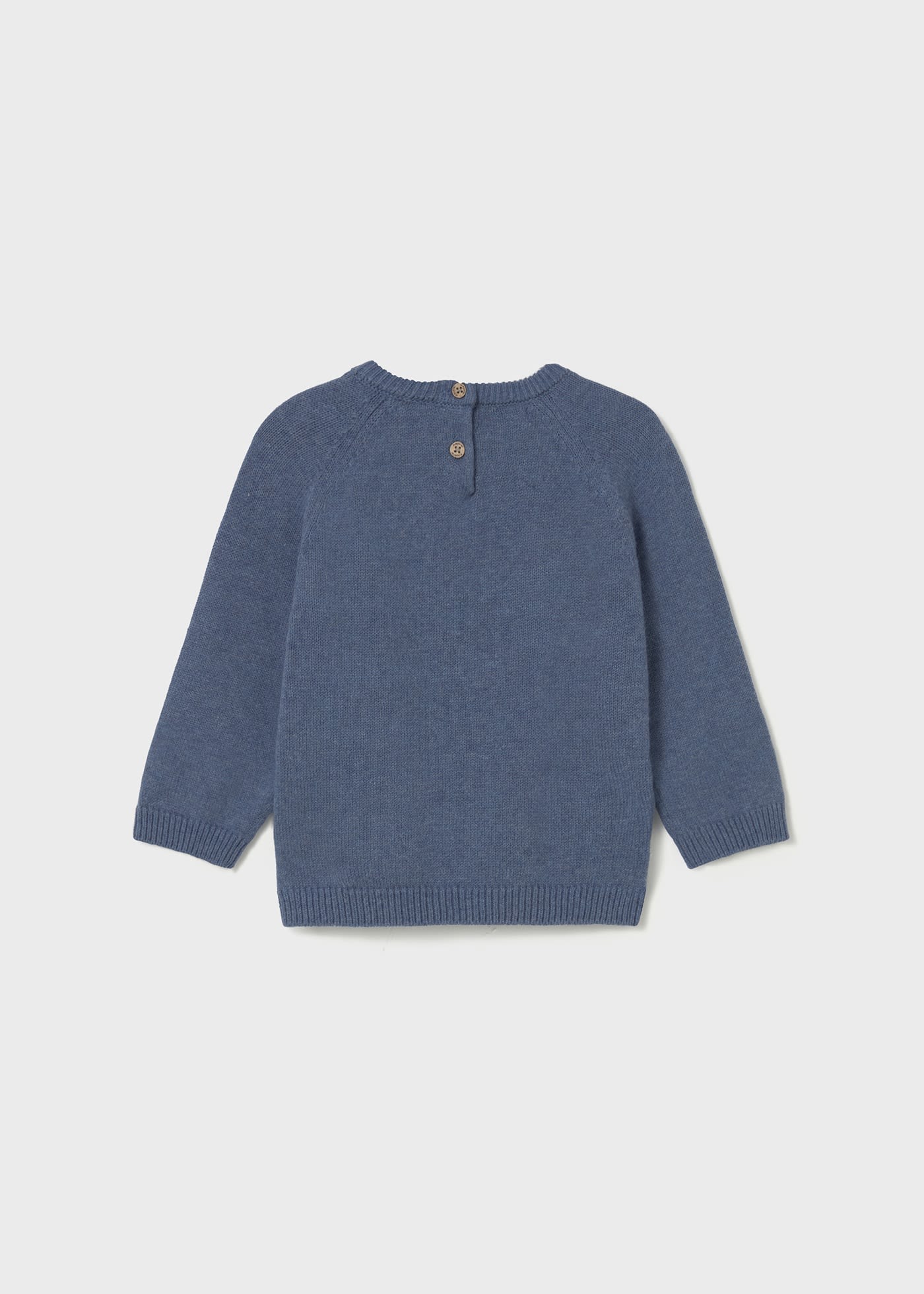 Jersey intarsia animal unisex bebé