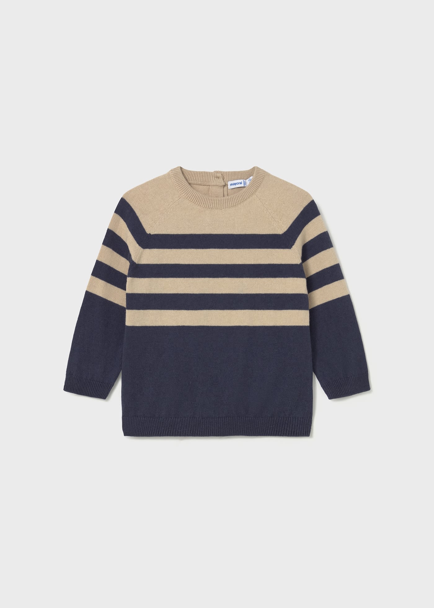Baby block striped jumper