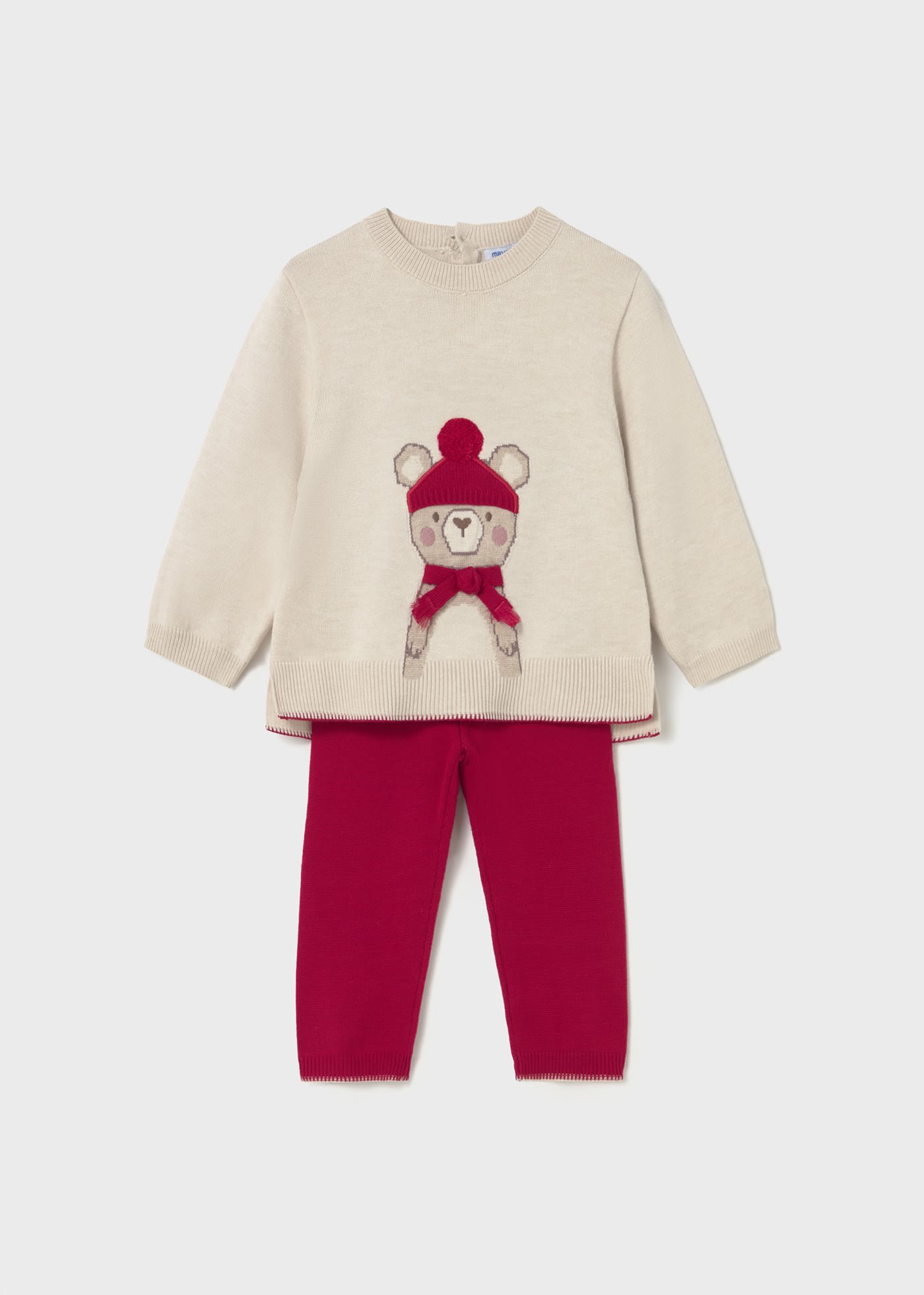 Set pantaloni cu pulover bebe