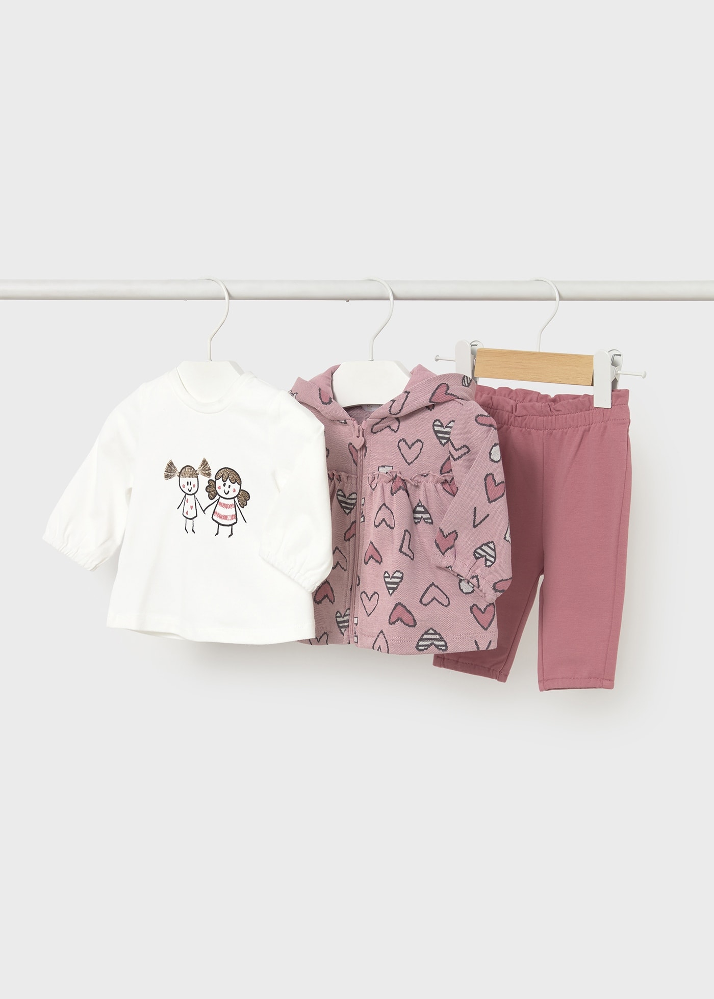 Newborn tracksuit with t-shirt