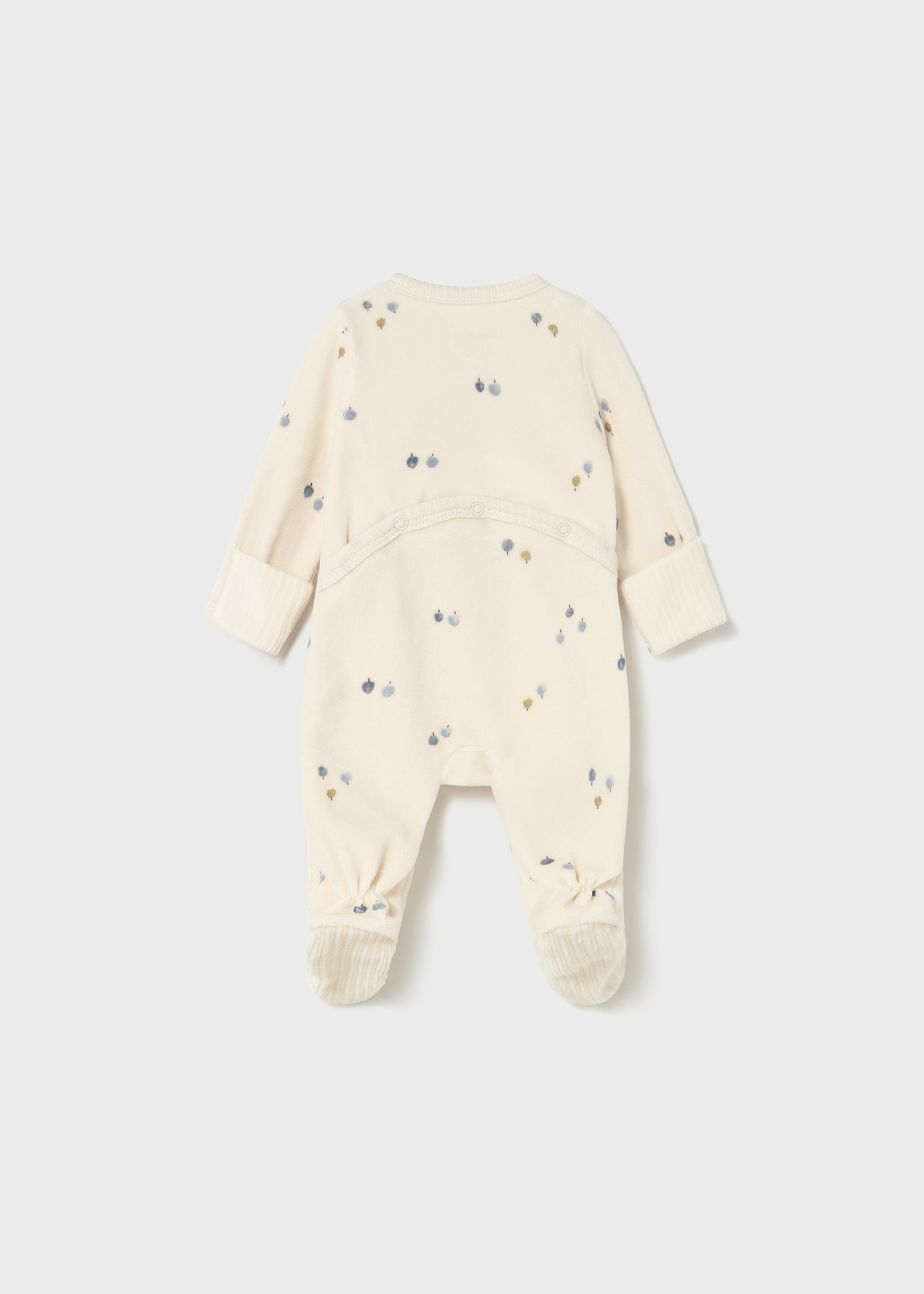 Newborn unisex romper with feet