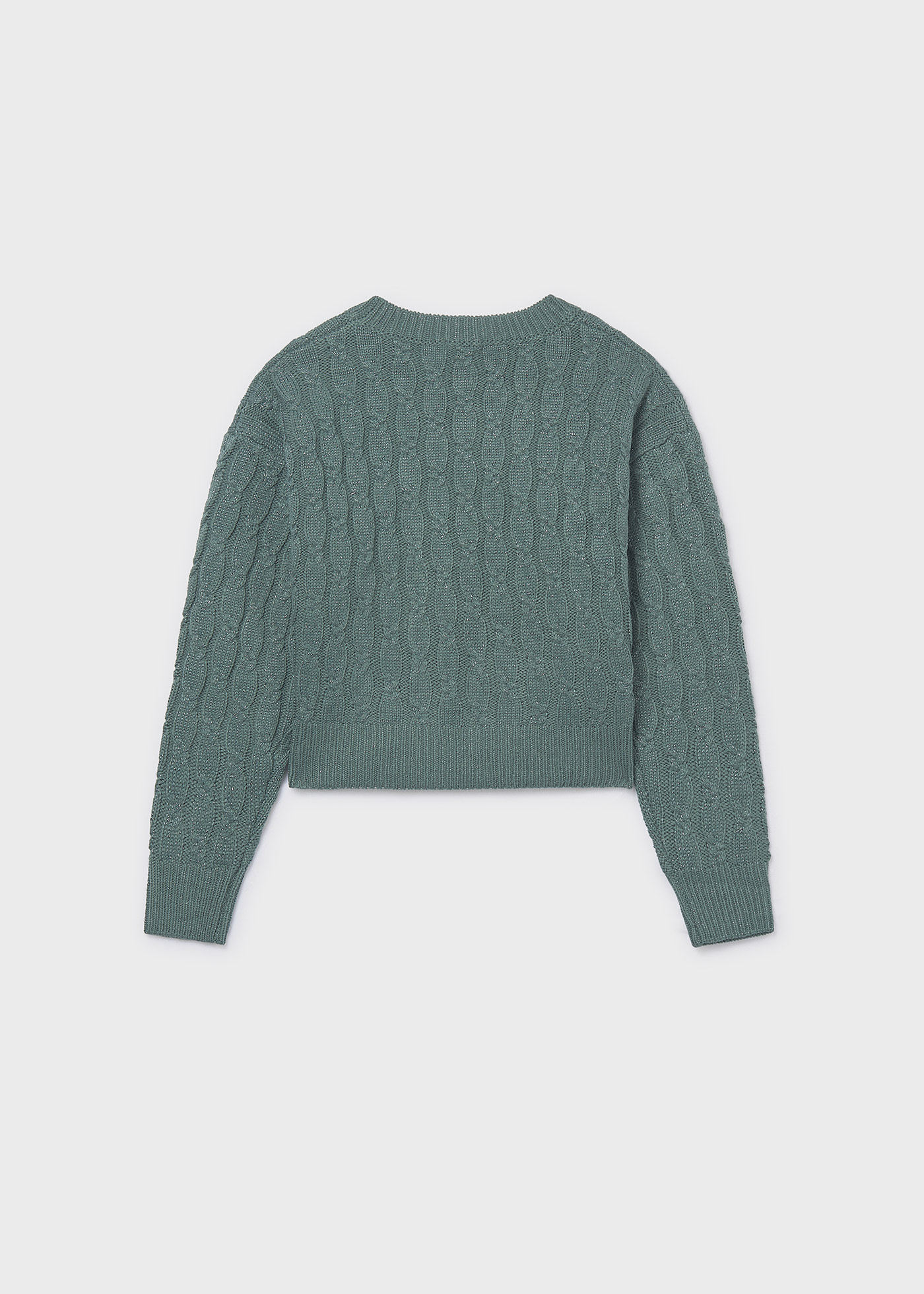 Sweter pleciony dla dziewczynki