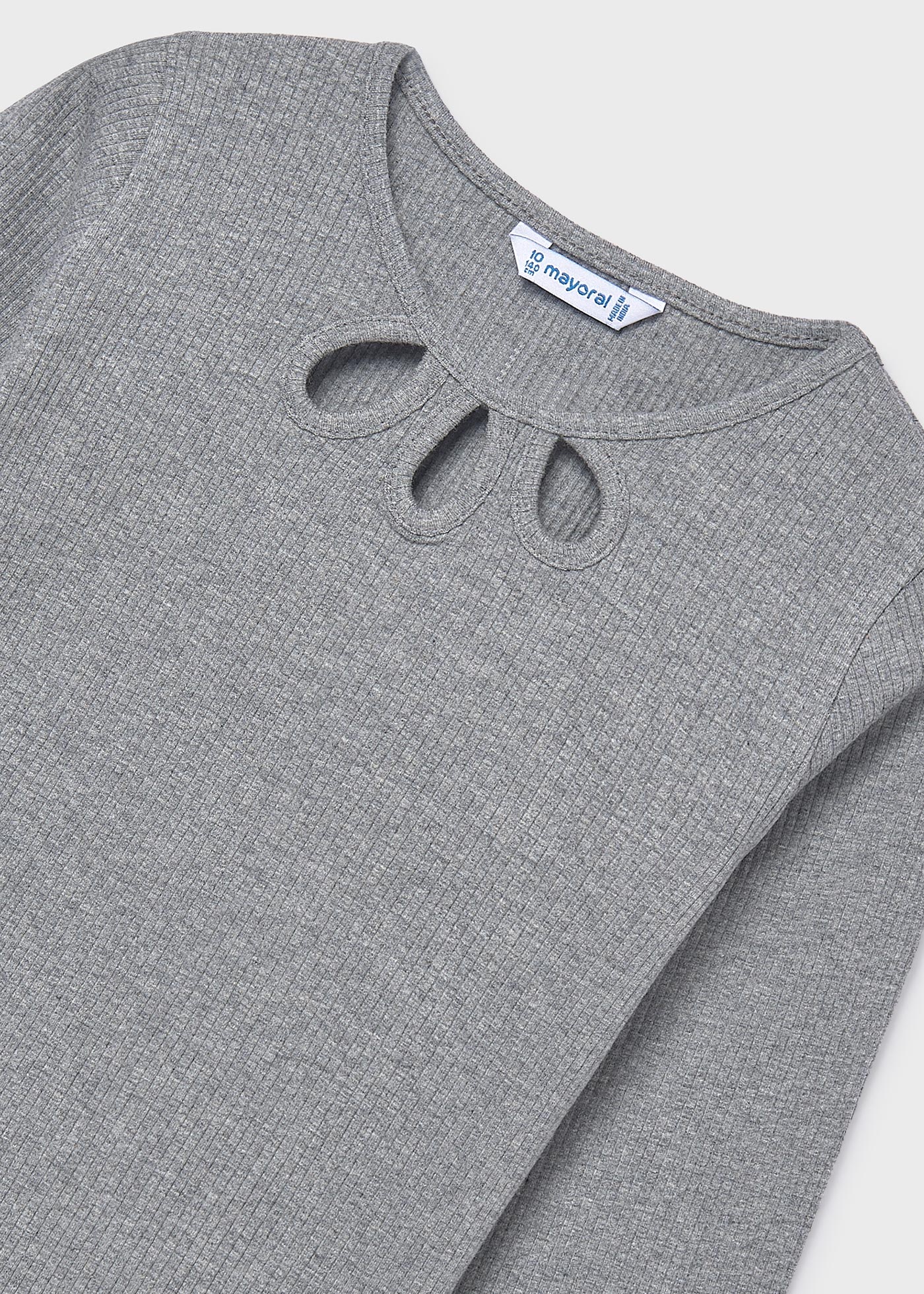 Girl Rib Knit T-Shirt