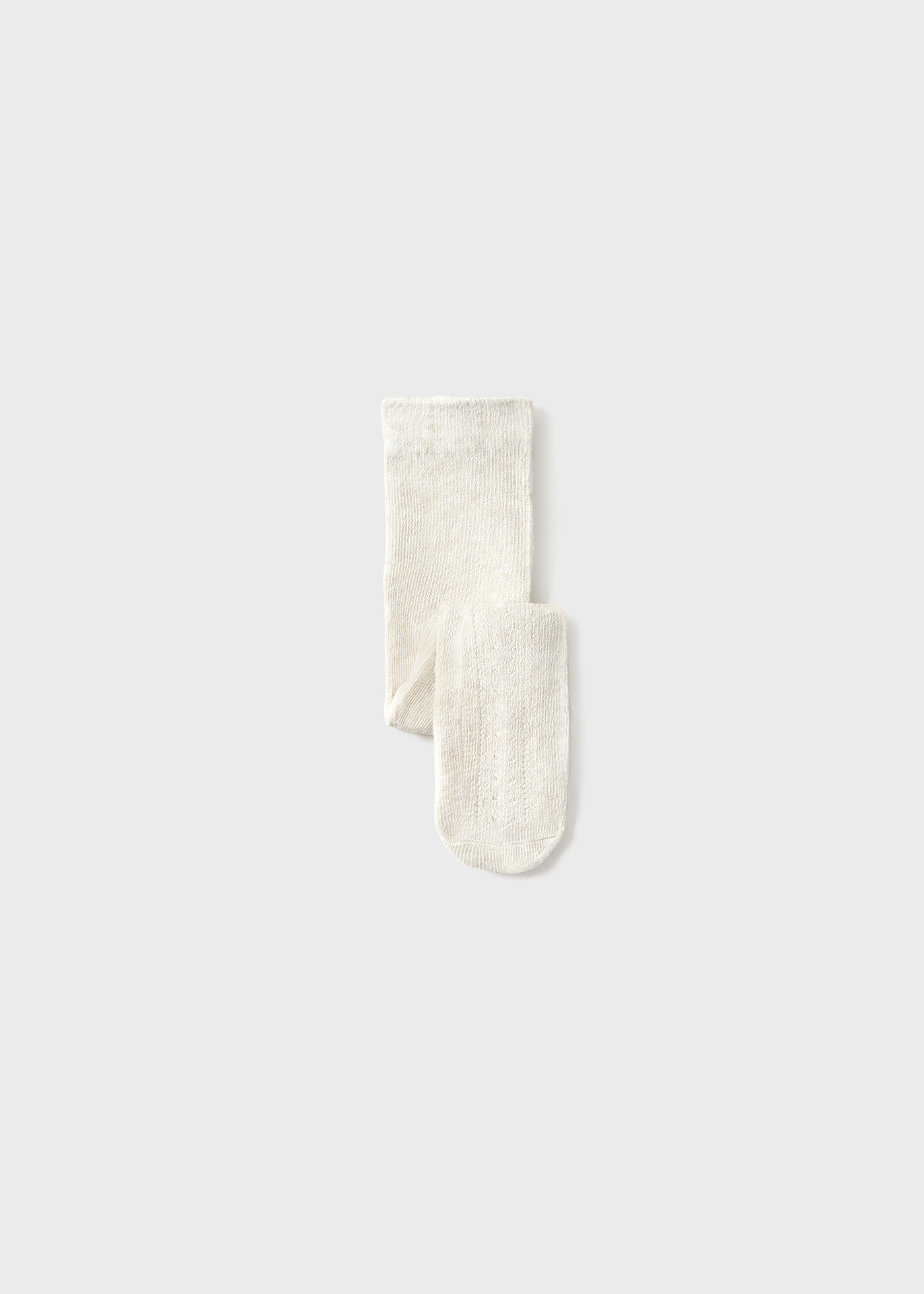 Newborn openwork knit tights