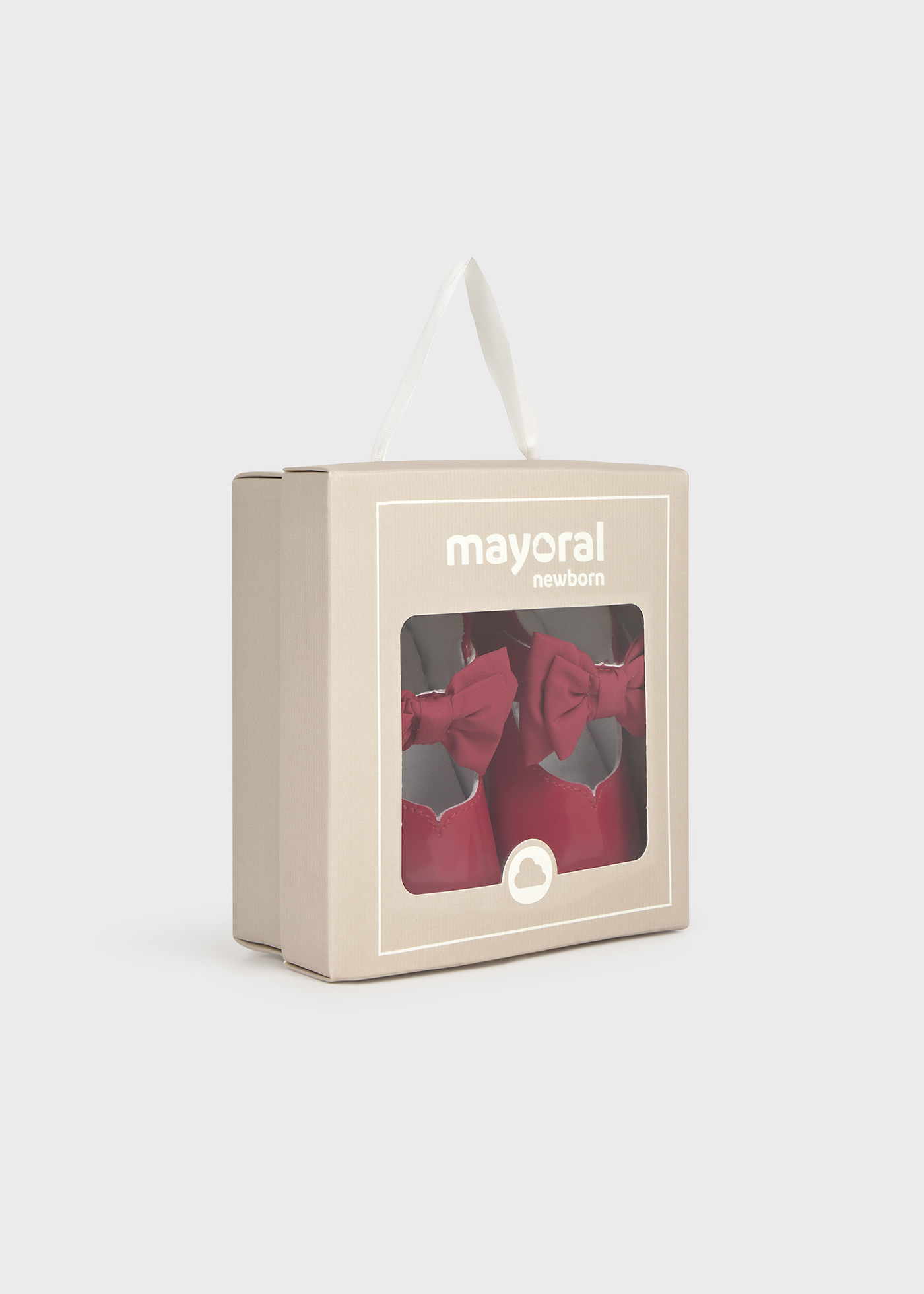 Newborn girl bow Mary Janes
