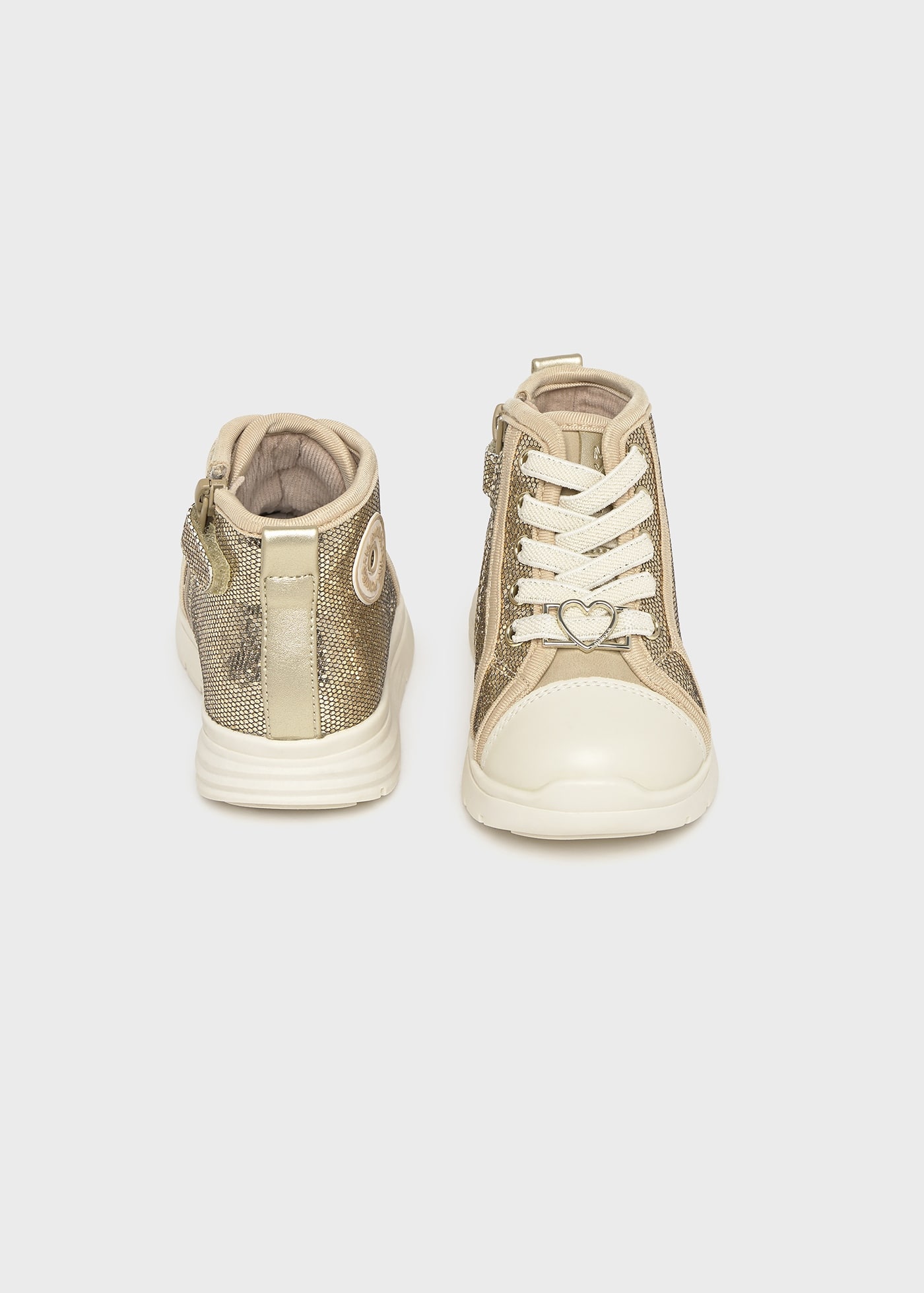 Baby glitter thick sole shoe