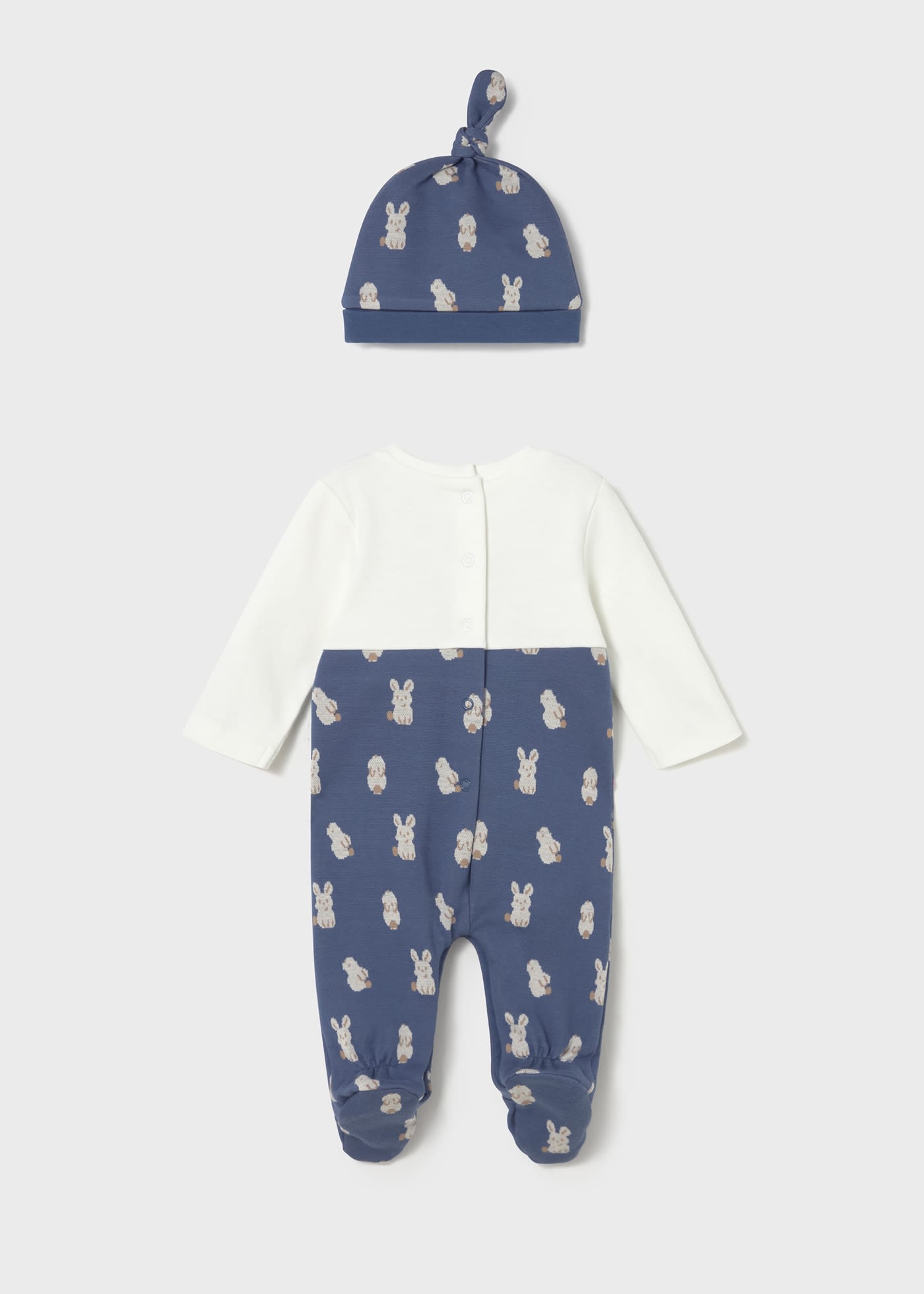 Newborn Boy One Piece with Hat