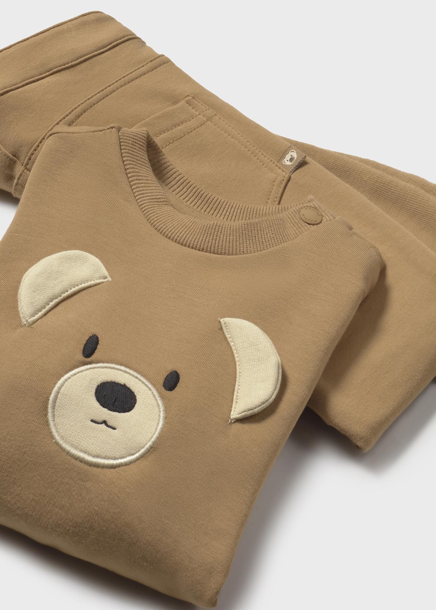 Conjunto pantalón y sudadera bebé