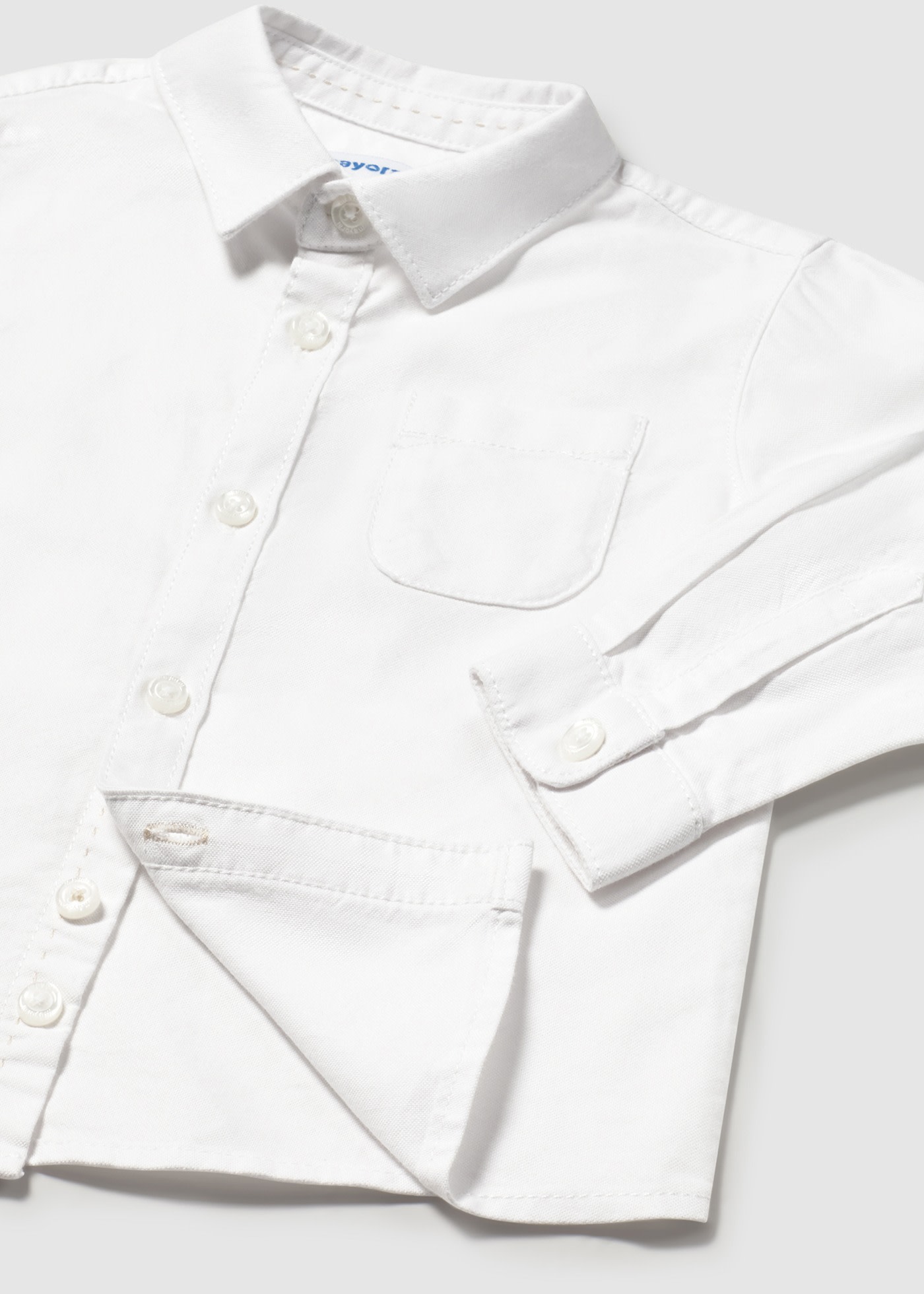 Baby plain oxford shirt