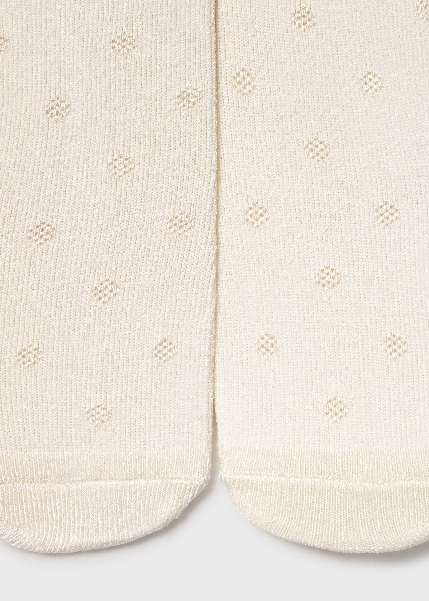 Плътен чорапогащник фантазия на точки за бебе