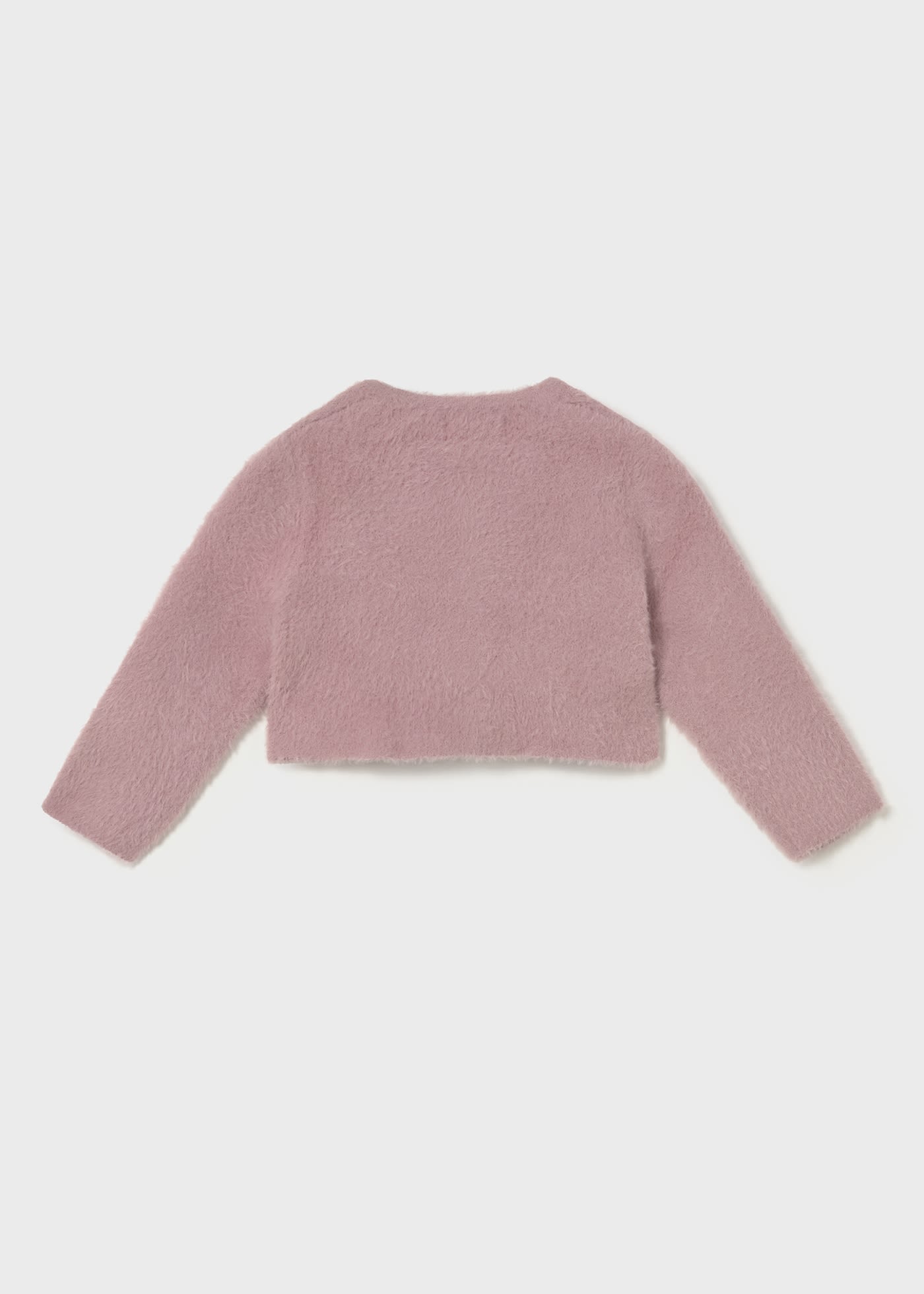 Baby fluffy knitted cardigan